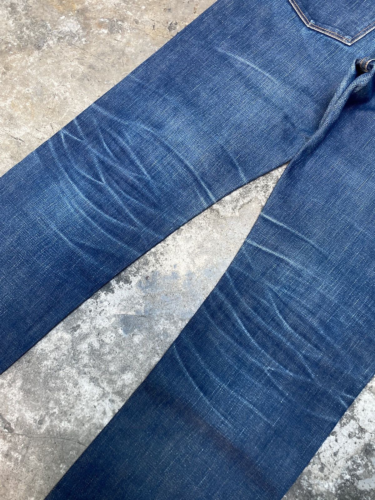 45rpm Distressed 45RPM Selvedge Denim Pants Size US 32 / EU 48 - 3 Thumbnail