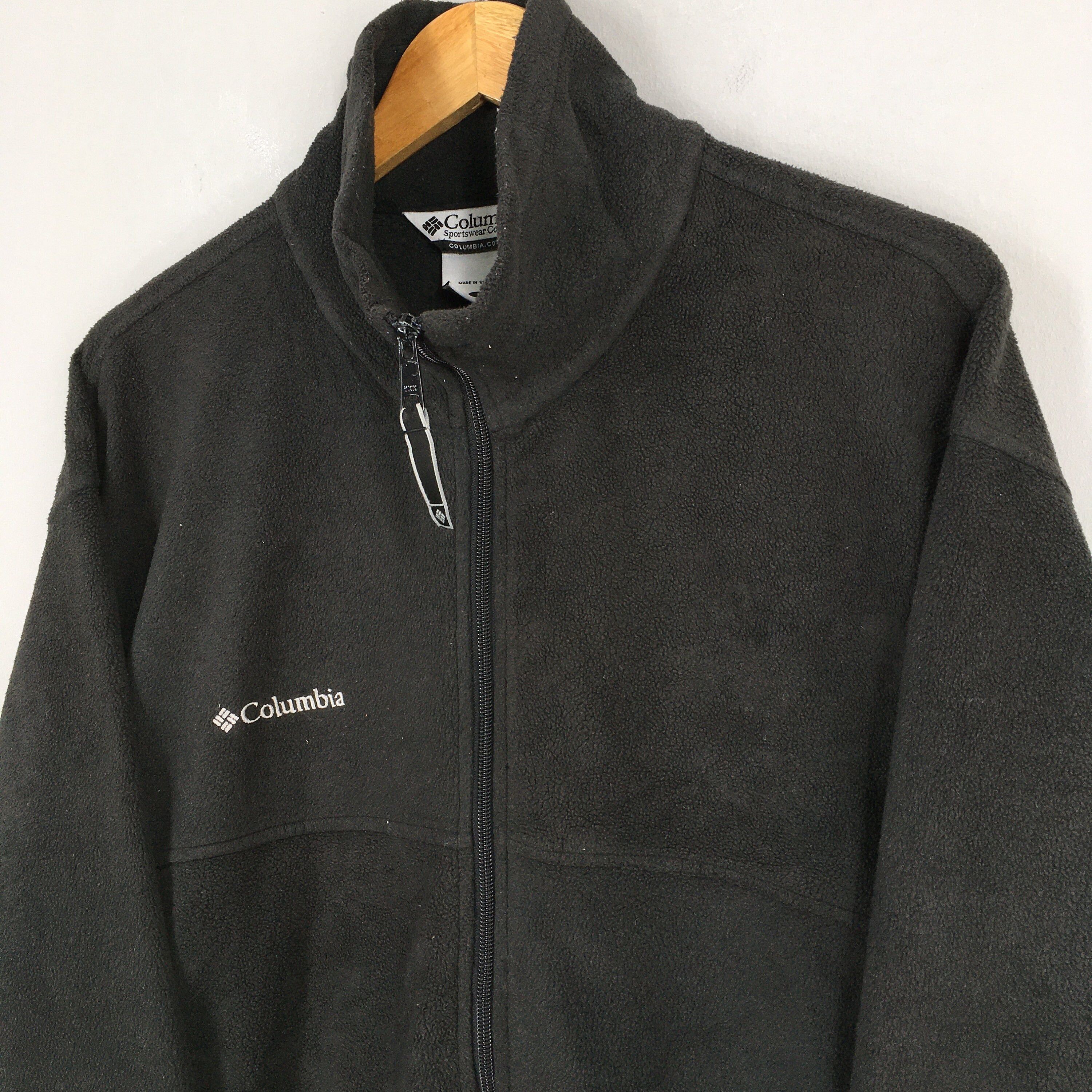 Columbia × Vintage Vintage Men’s Columbia Black Fleece Sweater Large Size US L / EU 52-54 / 3 - 3 Thumbnail