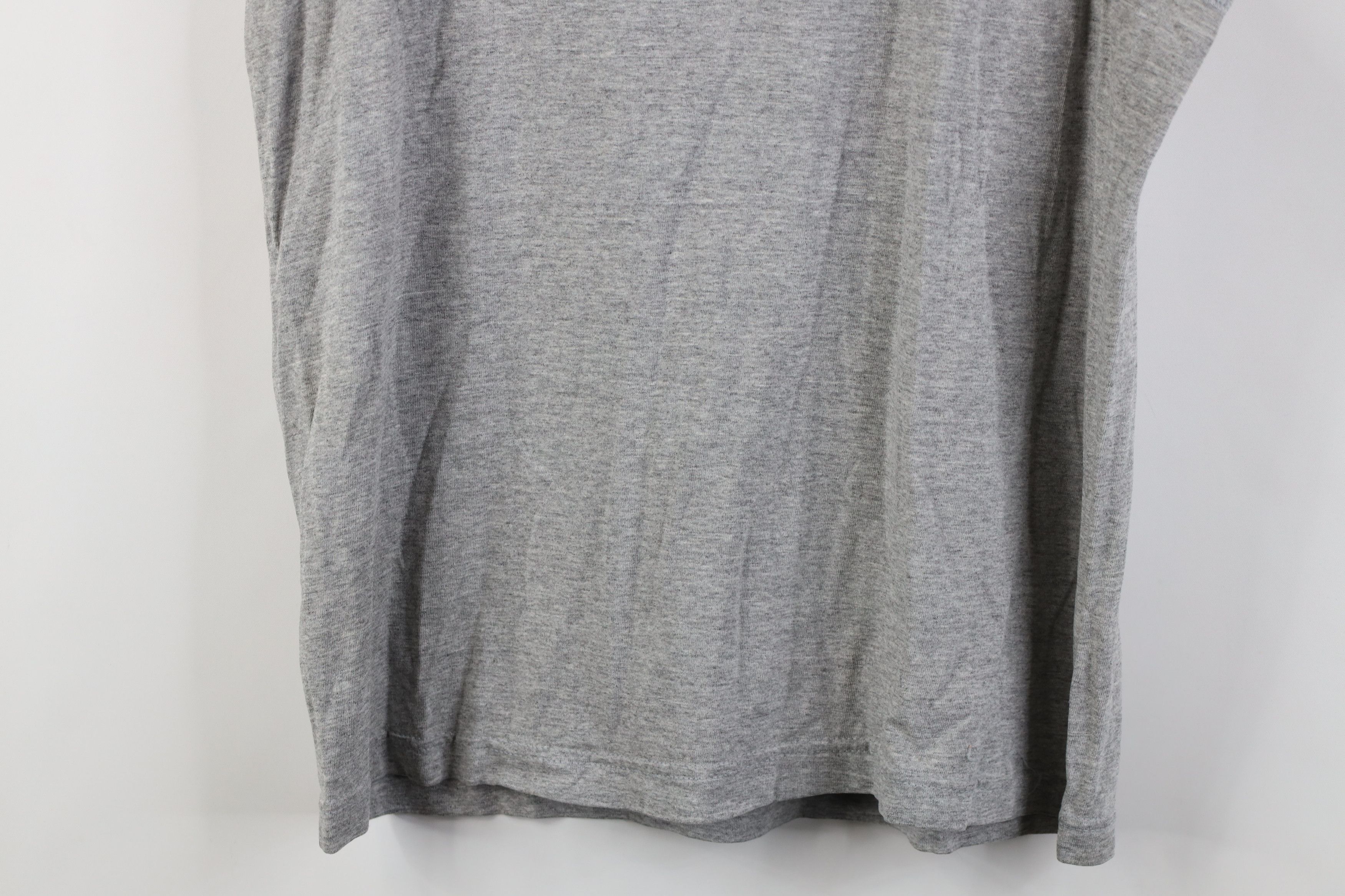 Vintage Vintage 90s Streetwear Blank Tank Top T-Shirt Gray USA Size L / US 10 / IT 46 - 11 Thumbnail