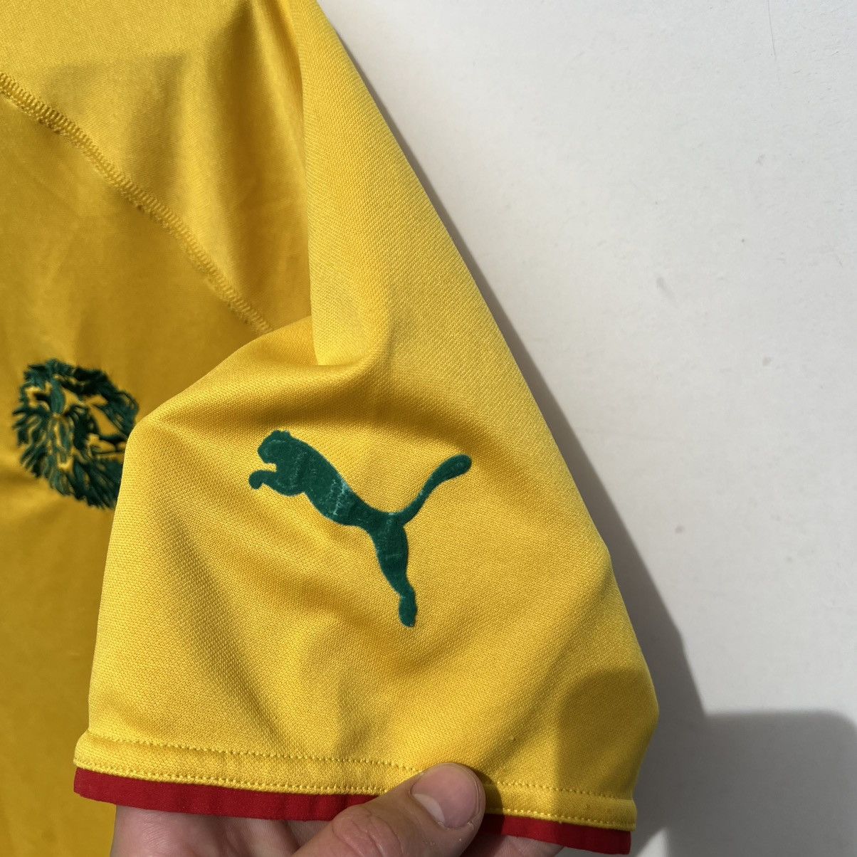 Puma Puma Cameroon 2004 2006 soccer jersey vintage Size US L / EU 52-54 / 3 - 3 Thumbnail