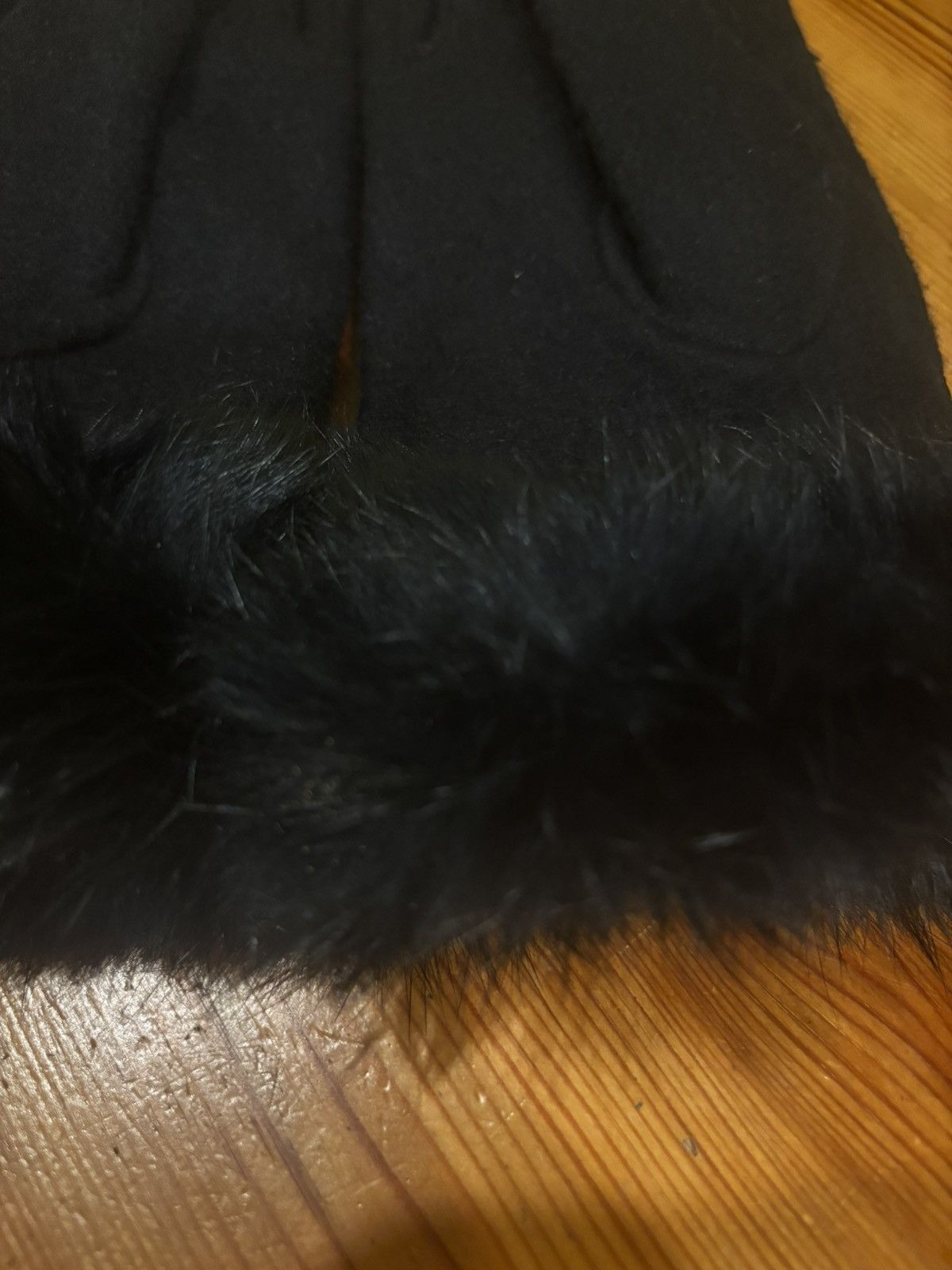 Other Women’s black fur gloves0235 Size ONE SIZE - 9 Thumbnail