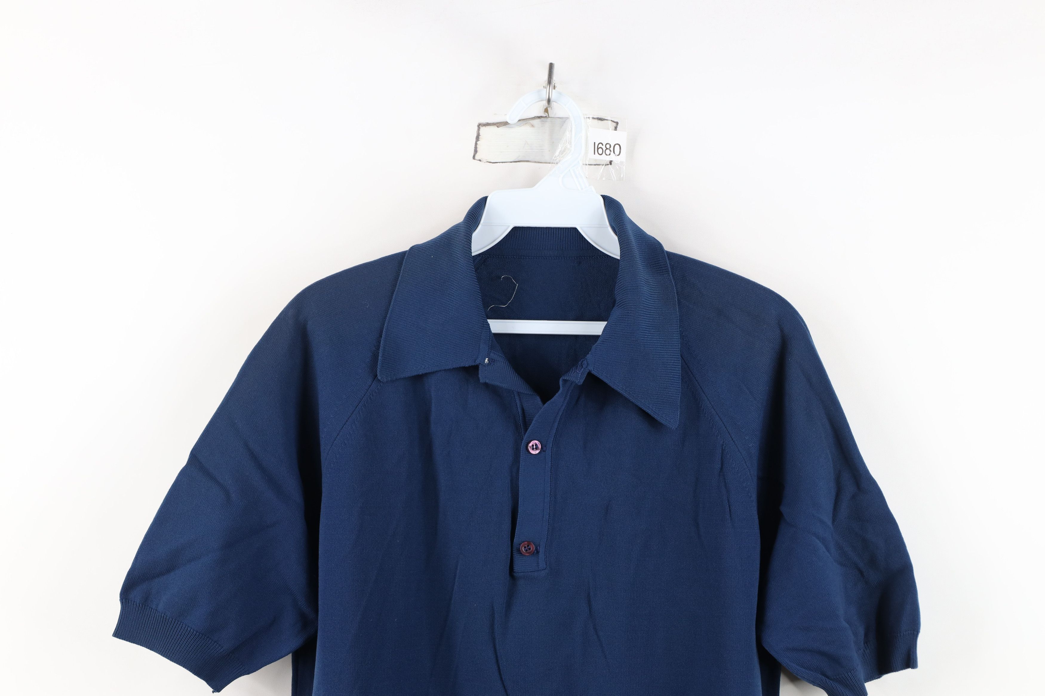 Vintage Vintage 60s Ban Lon Short Sleeve Collared Polo Shirt USA Size US M / EU 48-50 / 2 - 2 Thumbnail