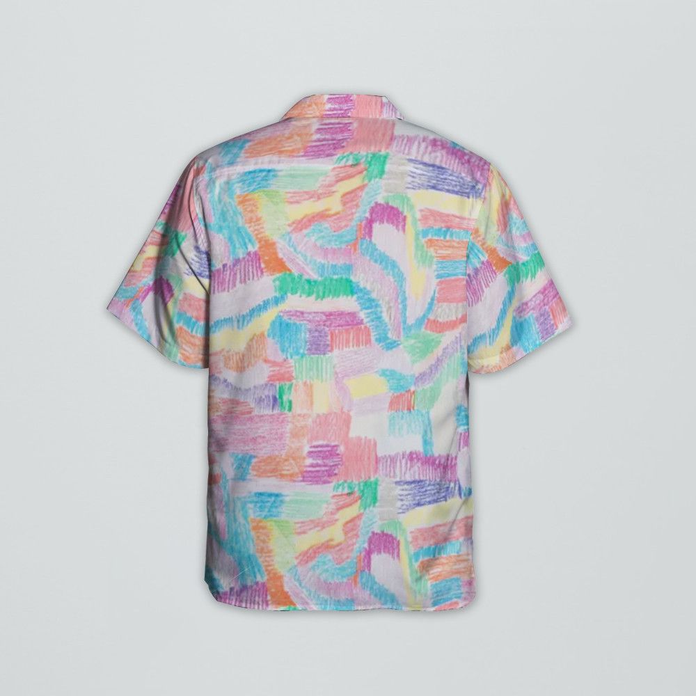 Designer Abstract-Print Shirt – Contemporary Expression in Menswear Size US M / EU 48-50 / 2 - 2 Thumbnail
