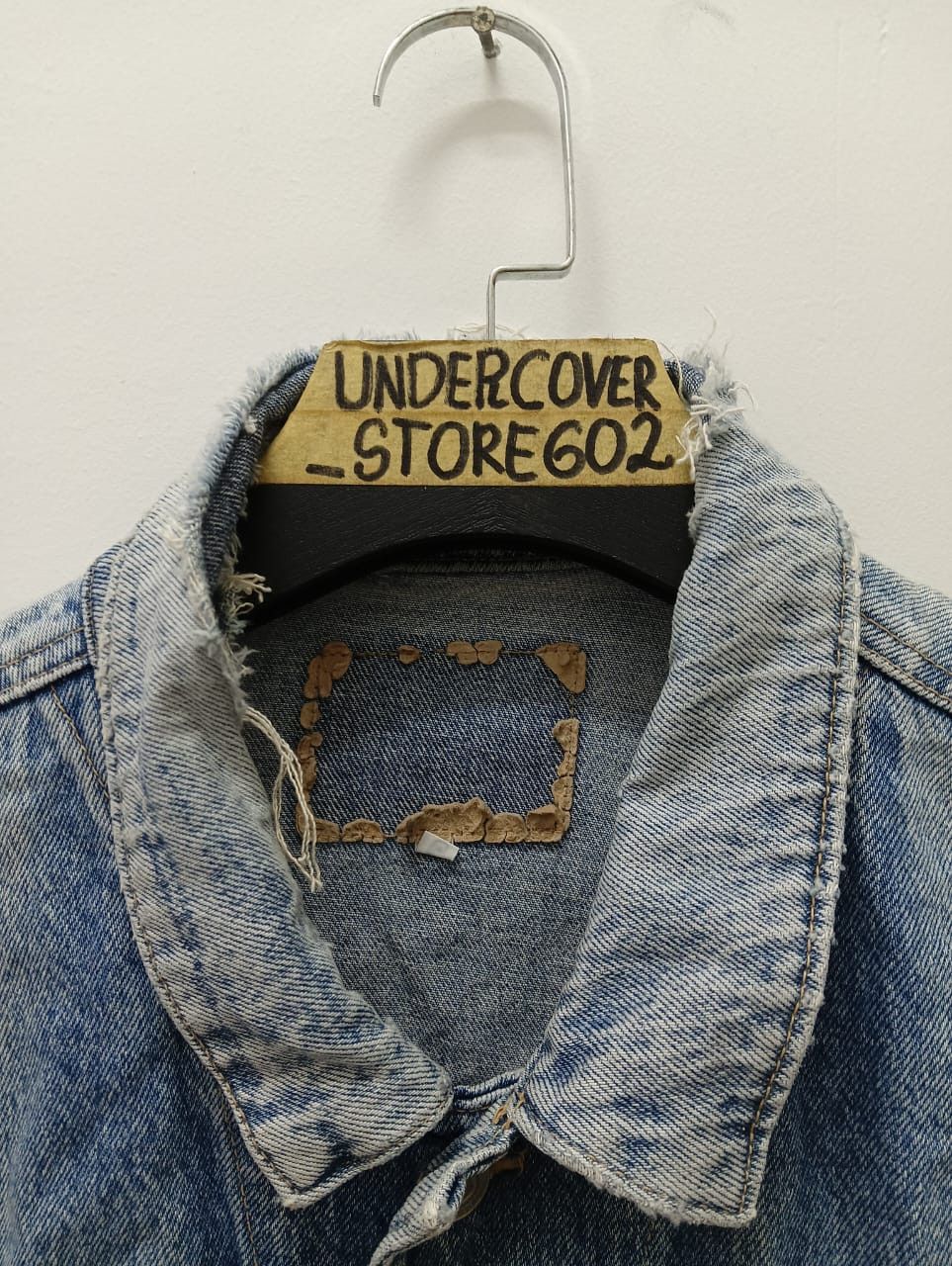 Vintage 🔥Vintage 90s Spirit Destressed Denim Jacket Large Size US L / EU 52-54 / 3 - 5 Thumbnail