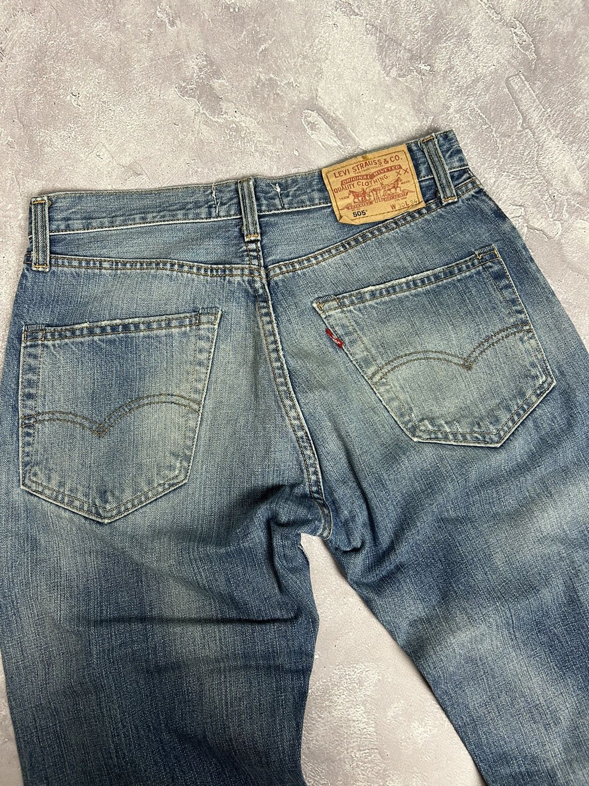 Levi's × Levi's Vintage Clothing × Vintage y2k Levis 505 Limited Edition Jeans Vintage 30x34 90s RARE Size US 30 / EU 46 - 9 Thumbnail