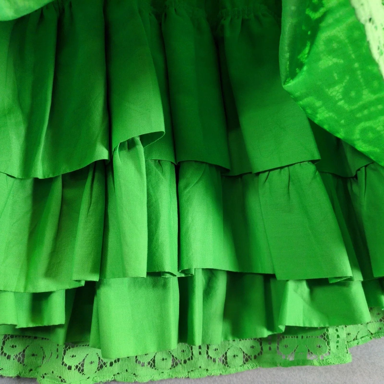 Lilly Pulitzer Lilly Pulitzer Posey Green Daisy Lane Lace Fit & Flare Dress Size M / US 6-8 / IT 42-44 - 8 Thumbnail