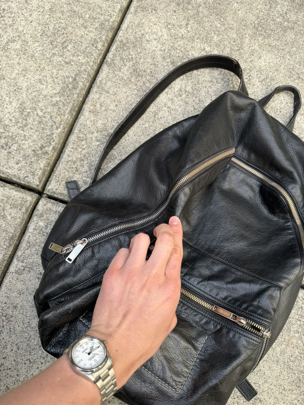 Rick Owens RICK OWENS SS19 BABEL BACKPACK Size ONE SIZE - 9 Thumbnail