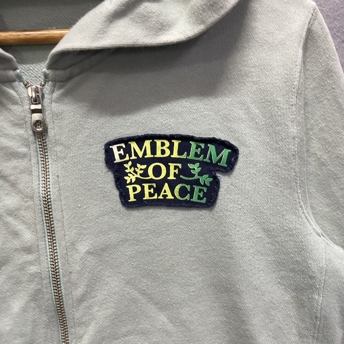 Beams Japan Beams Graphic Zip-Up Hoodie (Mint Green) Size US S / EU 44-46 / 1 - 3 Thumbnail