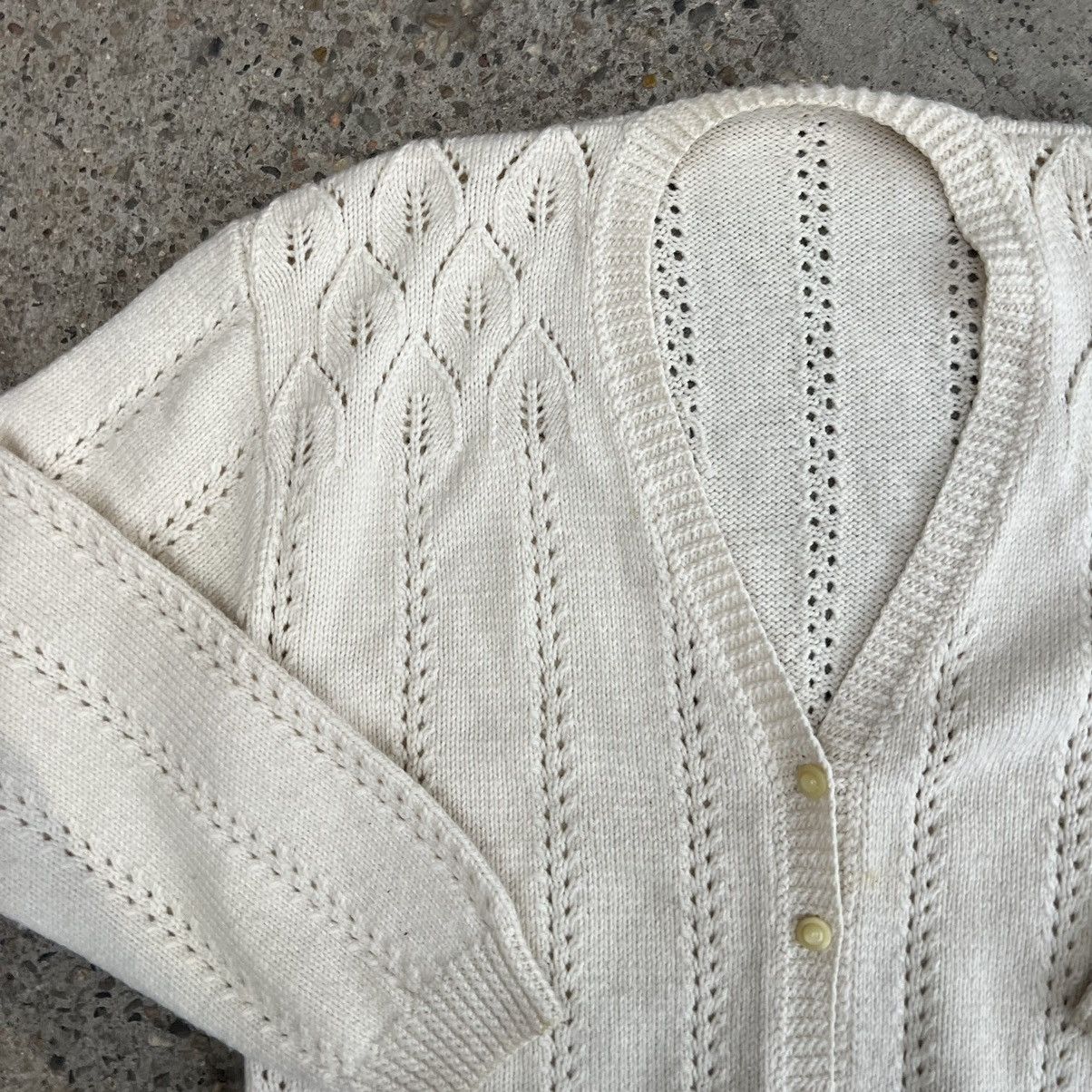 Other Vintage Folk Knitted Cardigan Size S/M Size M / US 6-8 / IT 42-44 - 4 Thumbnail