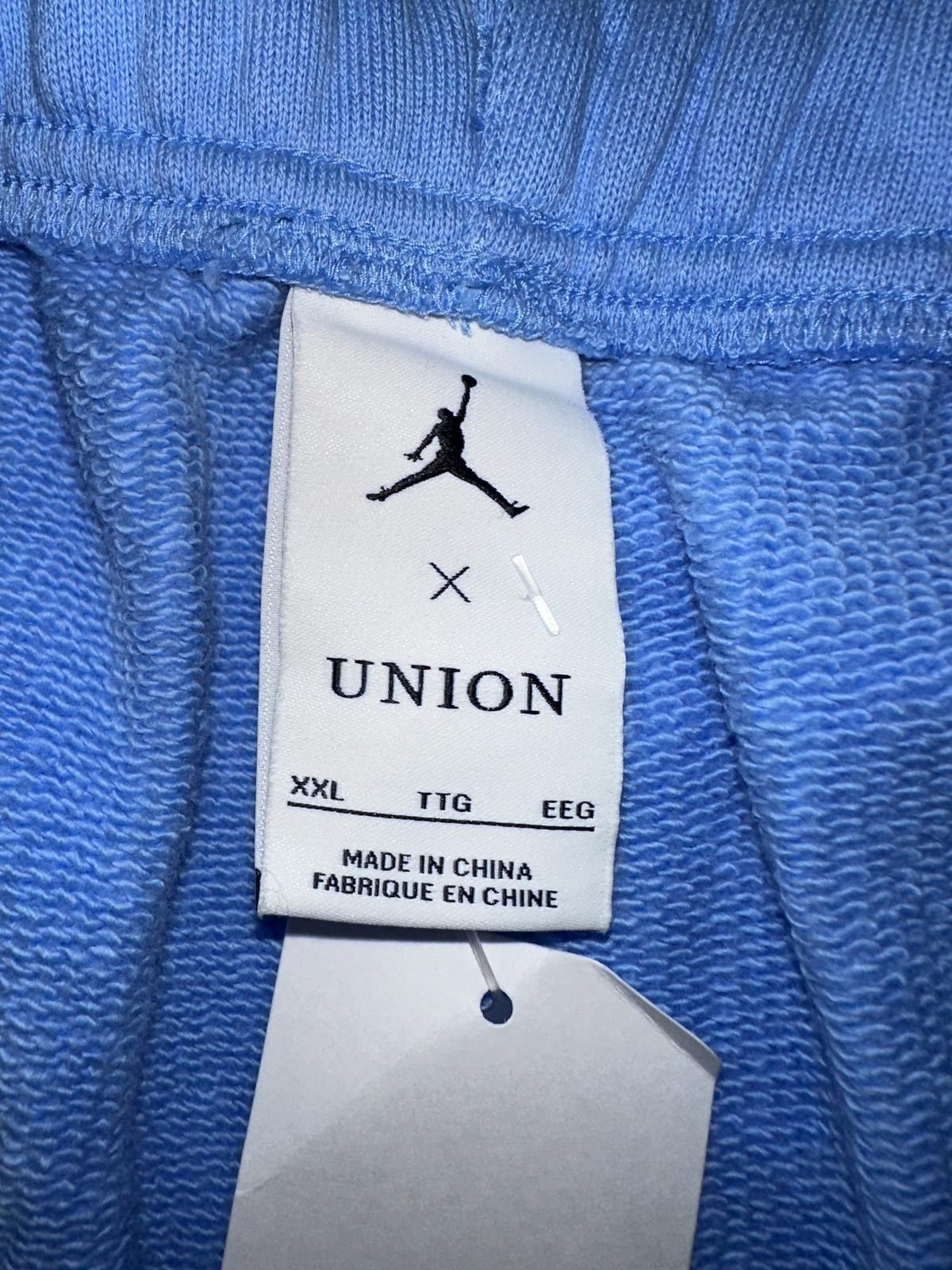 Nike Jordan x Union MJ Cobalt Pulse/Coconut Milk Fleece Pants Sample Size US 40 / EU 56 - 5 Thumbnail