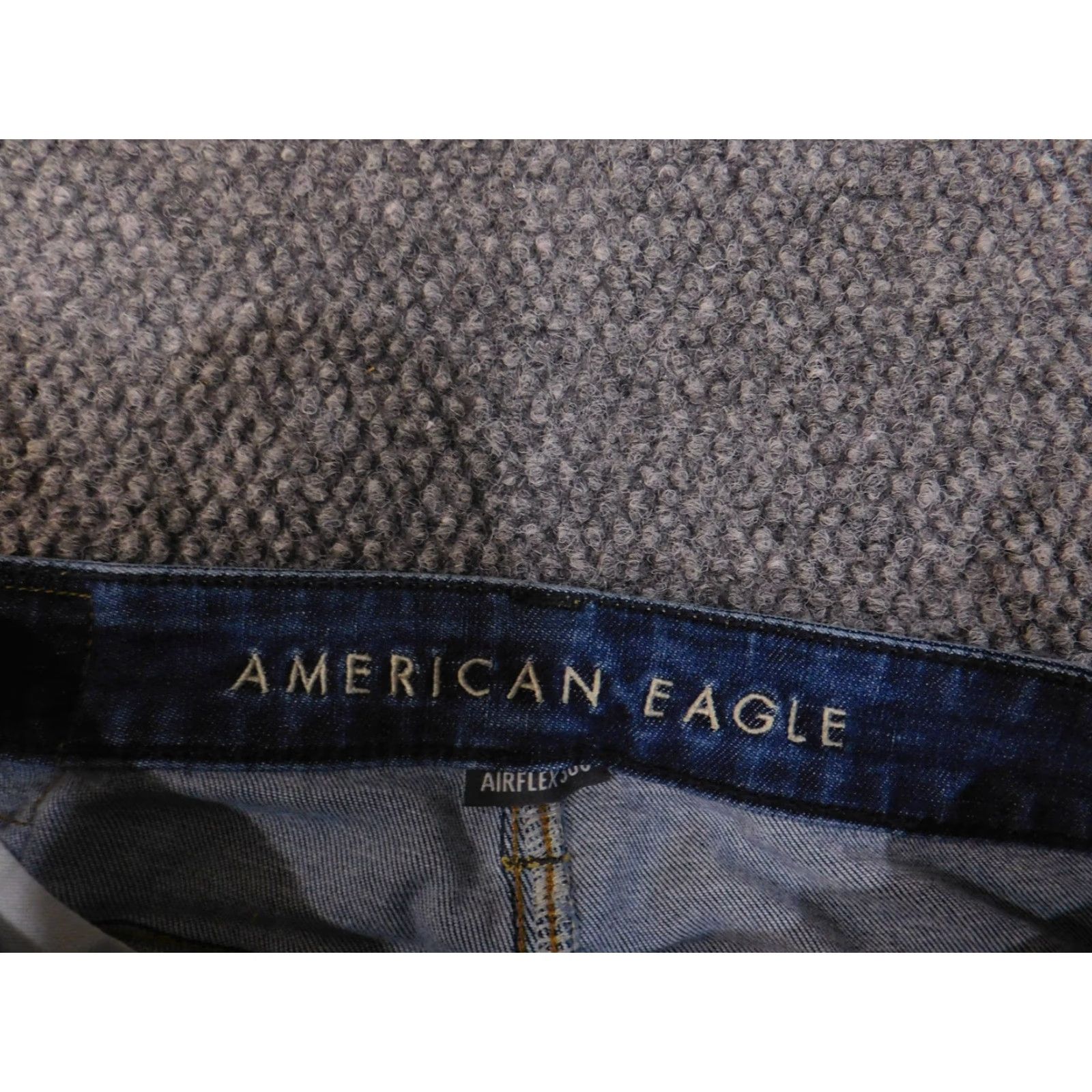 Vintage VINTAGE American Eagle Jeans Mens 28x32 Skinny Airflex Stretch Denim Distressed Blue Pants Size US 28 / EU 44 - 3 Thumbnail
