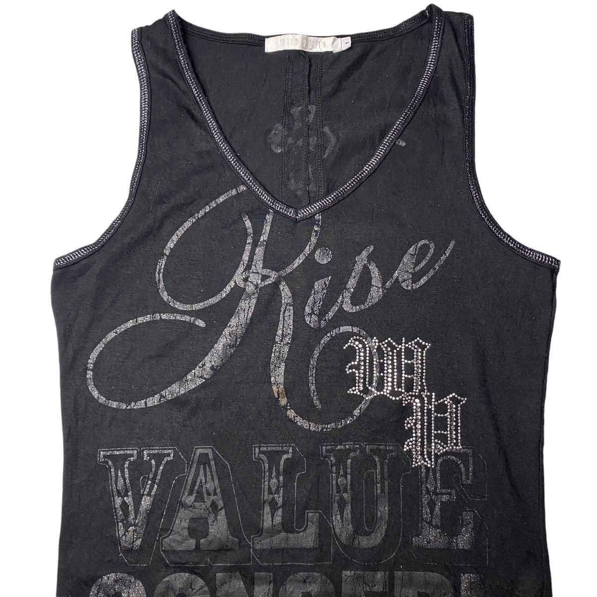 Hysteric Glamour × If Six Was Nine × Le Grande Bleu (L.G.B.) 2000's Wild Party Cross Poem Tanktop Size US XS / EU 42 / 0 - 4 Thumbnail