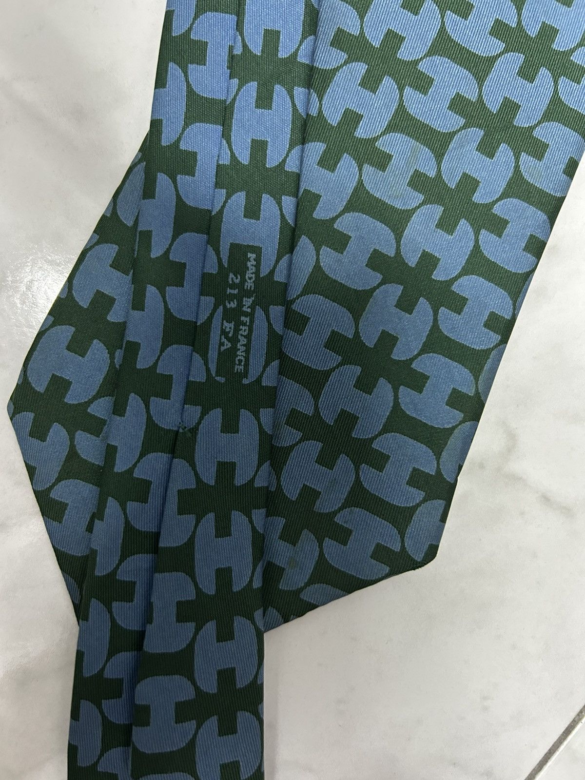 Hermes VINTAGE HERMES FULL H TIE Size ONE SIZE - 3 Thumbnail