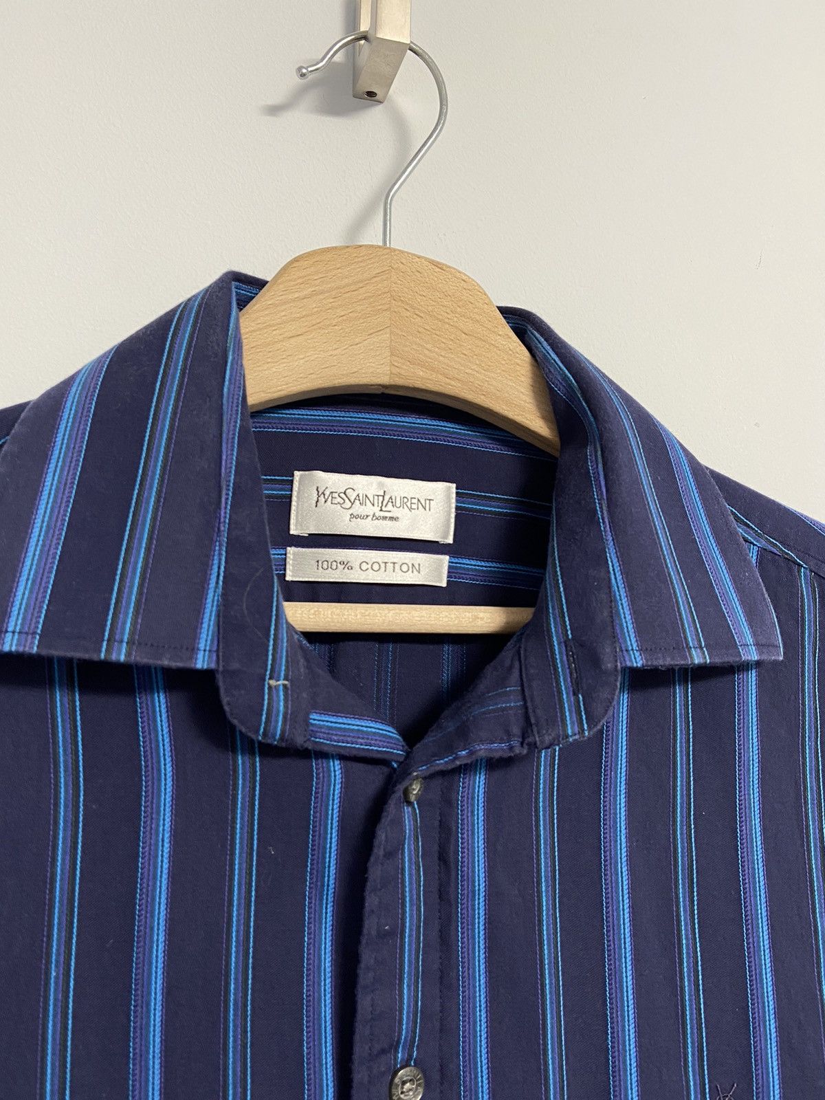 Yves Saint Laurent Yves Saint Laurent Button Up Shirt Size US M / EU 48-50 / 2 - 5 Thumbnail