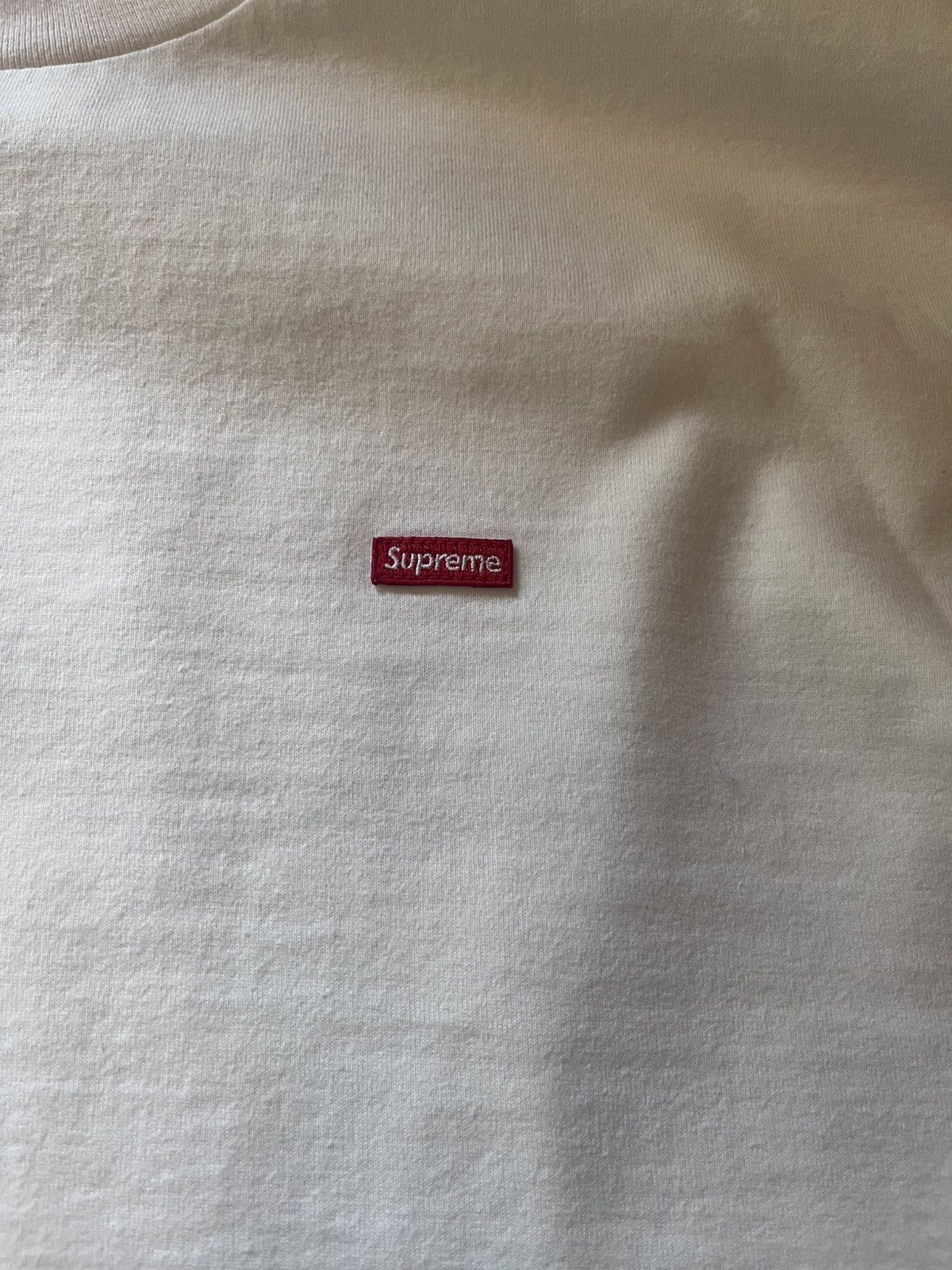 Supreme Supreme White Long Sleeve Small Box Logo 2021 Size US M / EU 48-50 / 2 - 2 Thumbnail
