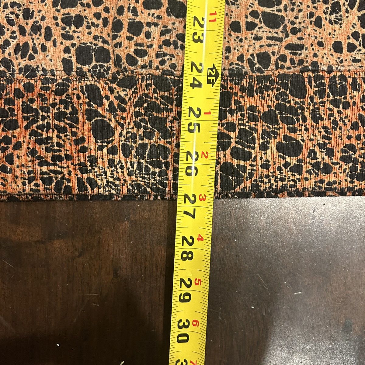 Supreme Supreme SS19 Orange Marble Hoodie Size M Size US M / EU 48-50 / 2 - 11 Thumbnail