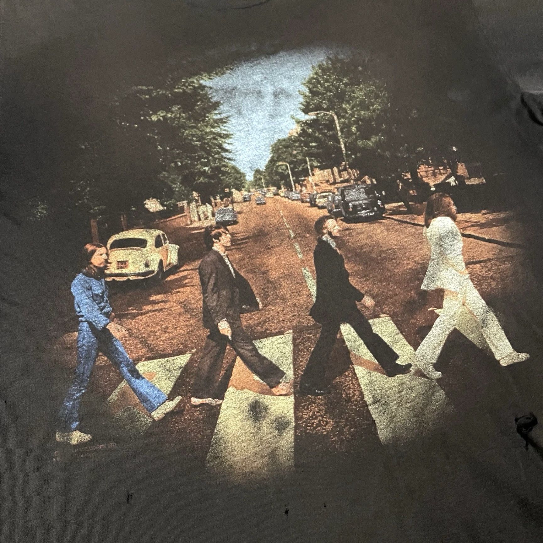 Thrasher The Beatles T Shirt Adult Large Black Abbey Road Distressed Y2k Thrashed Faded L Size US L / EU 52-54 / 3 - 3 Thumbnail