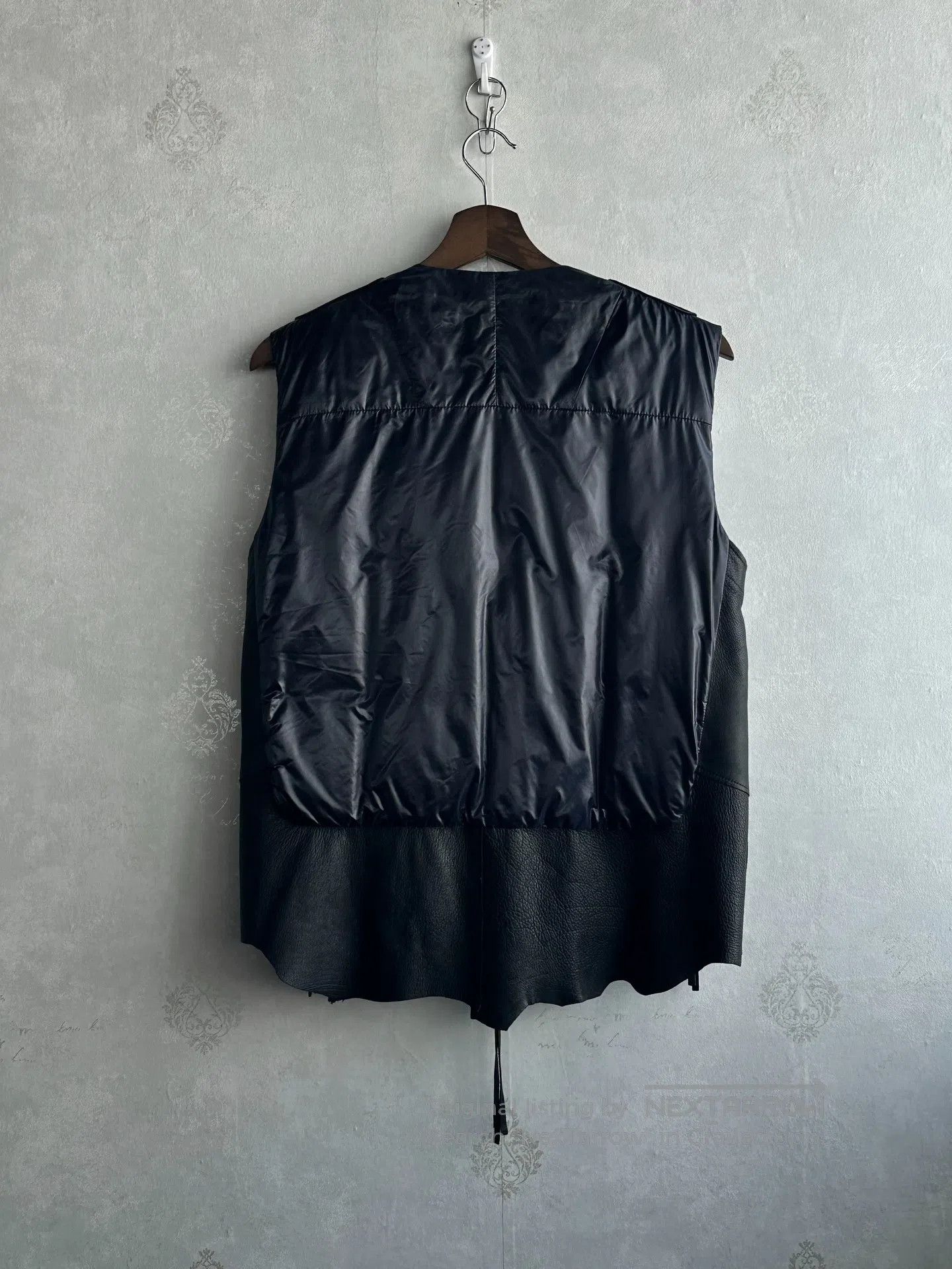 Takahiromiyashita The Soloist. the soloist size48 12AW Down and Leather Vest| Size US M / EU 48-50 / 2 - 3 Thumbnail