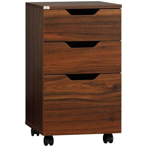Designer × Homemade HOMCOM 3 Drawer Office Storage Cabinet, Under Desk Cabinet w Size US L / EU 52-54 / 3 - 1 Thumbnail