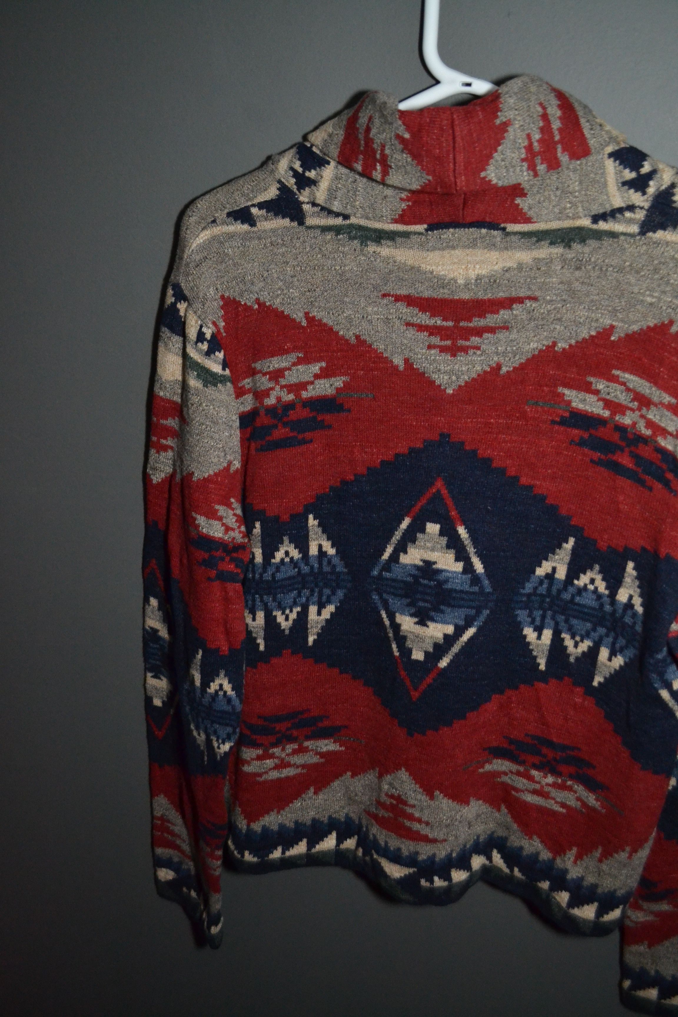 Denim & Supply Ralph Lauren × Ralph Lauren Ralph Lauren Denim Supply Cardigan Native Ortega Shawl Aztec Size XL / US 12-14 / IT 48-50 - 10 Thumbnail