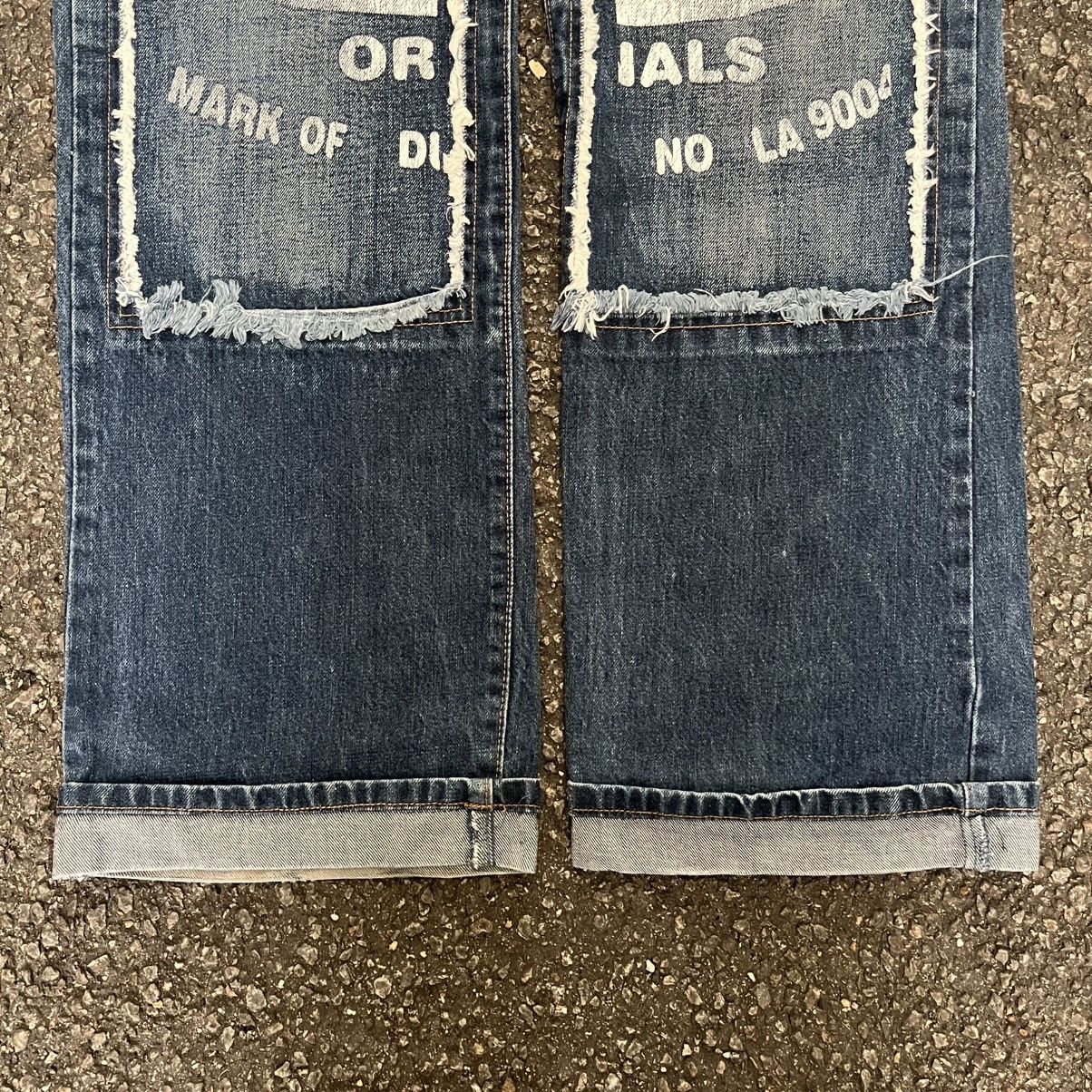 Von Dutch USA Made Vintage Von Dutch Patchwork Jeans Y2K 90s Baggy Size US 34 / EU 50 - 2 Thumbnail
