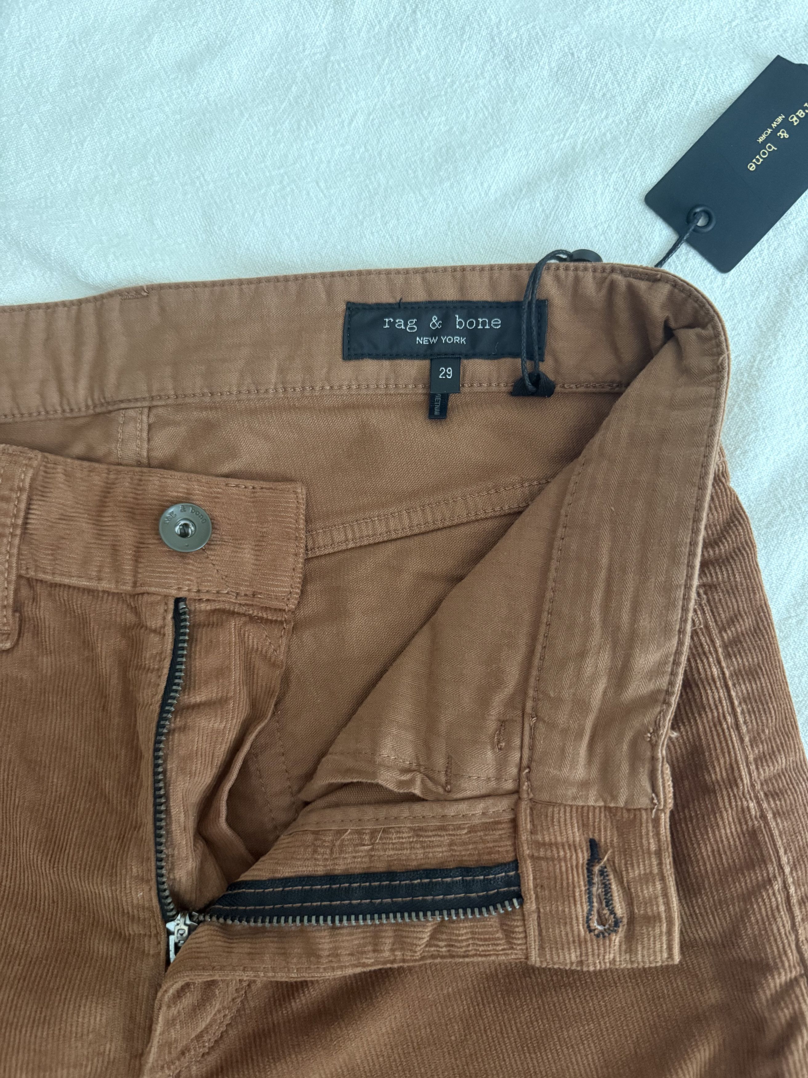 Rag & Bone Rag & Bone Fit 2 Corduroy Pant Putty Brown NWT Slim 5-Pocket Size US 29 - 5 Thumbnail