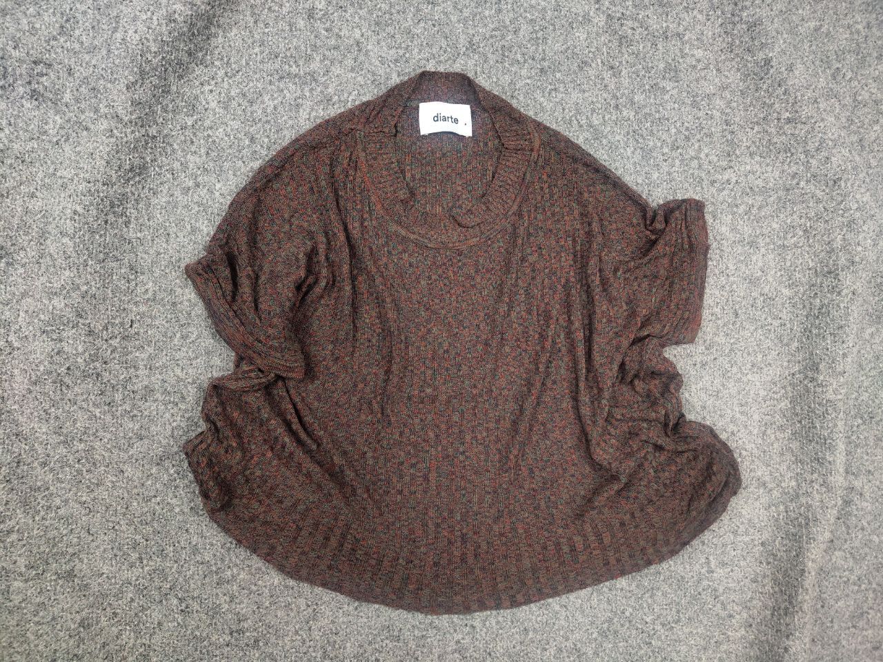Vintage Diarte. Design Ethical loose-fit viscose wide-cut T-shirt Size ONE SIZE - 1 Thumbnail