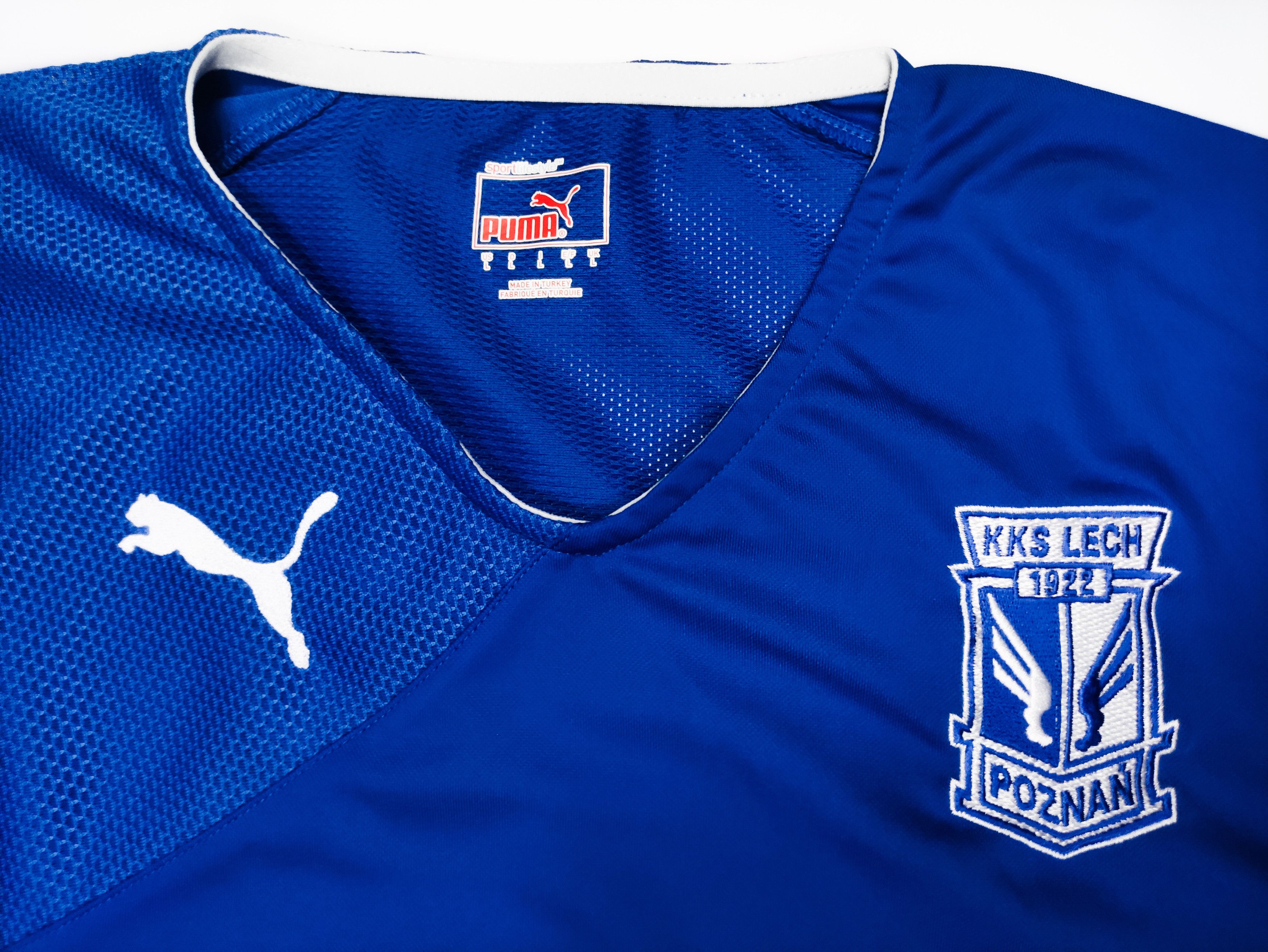 Puma Lech Poznań 2011 2012 Puma Home 2 Shirt Kit Jersey Poland Size US L / EU 52-54 / 3 - 3 Thumbnail