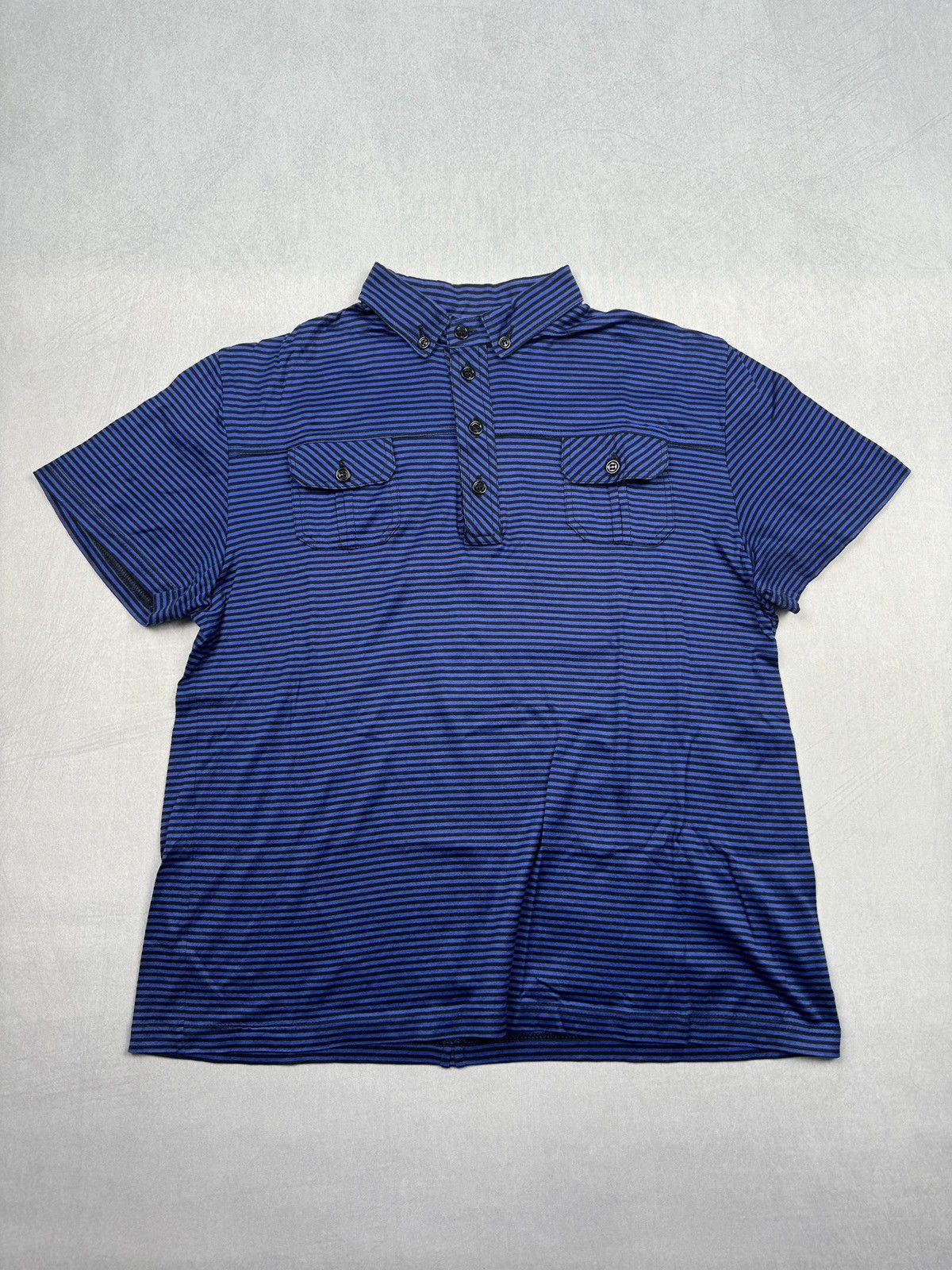 Dior Homme SS06 ユニオンジャック　ボーダー　ポロシャツ Dior Homme SS06 ユニオンジャック ボーダー ポロシャツ - メルカリ