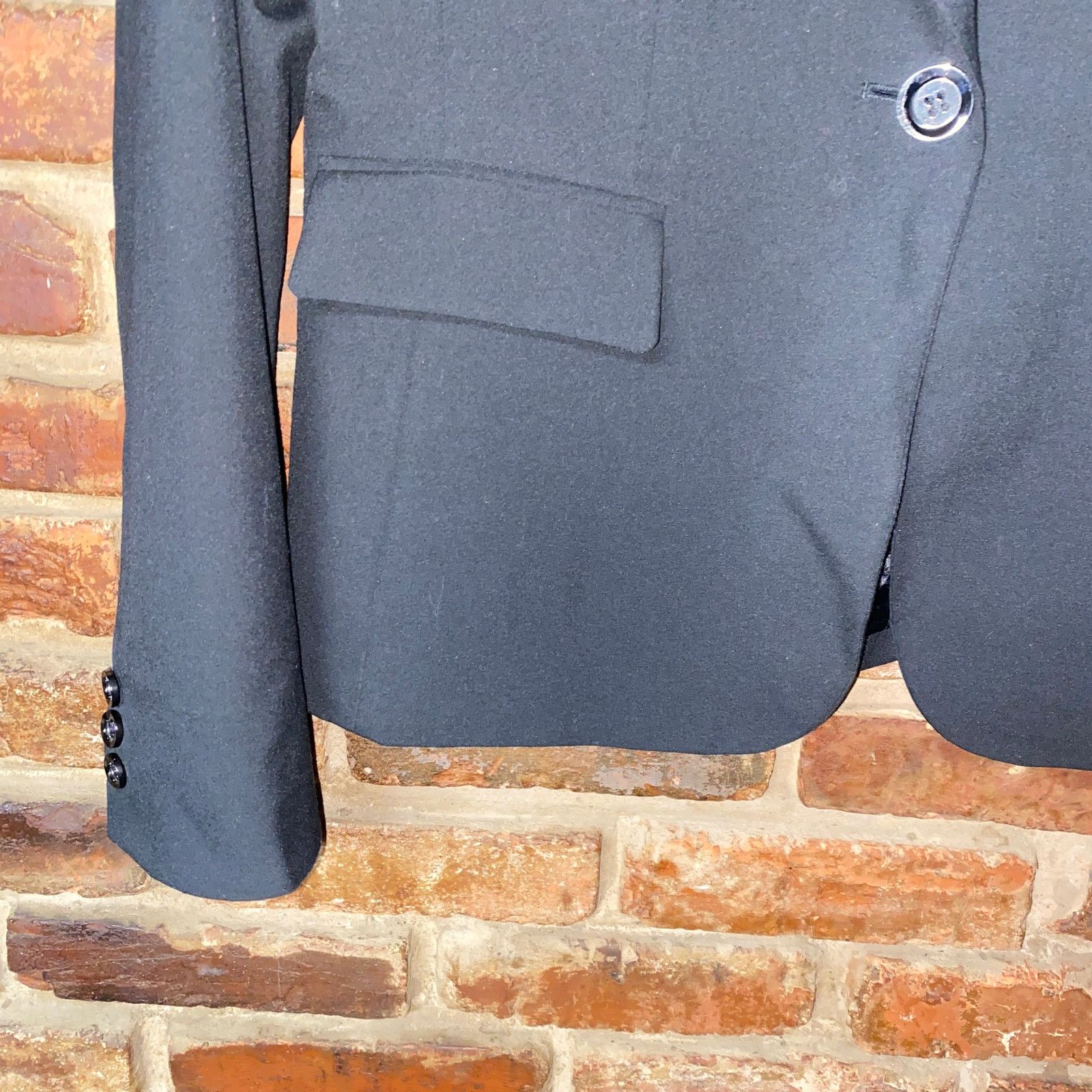 Other Tahari Arthur S. Levine Black Single Button Blazer Jacket 10 Size L / US 10 / IT 46 - 3 Thumbnail