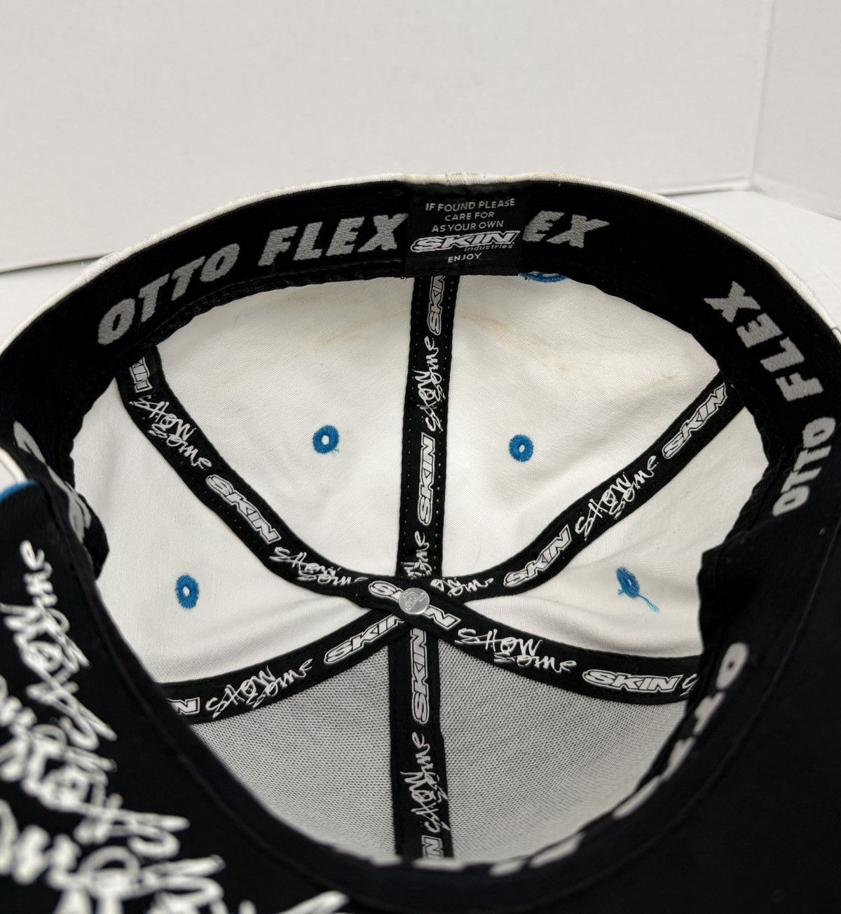 Other Vintage Y2K Skin Industries Logo Hat Flex Cyber Grunge Moto Size ONE SIZE - 8 Thumbnail