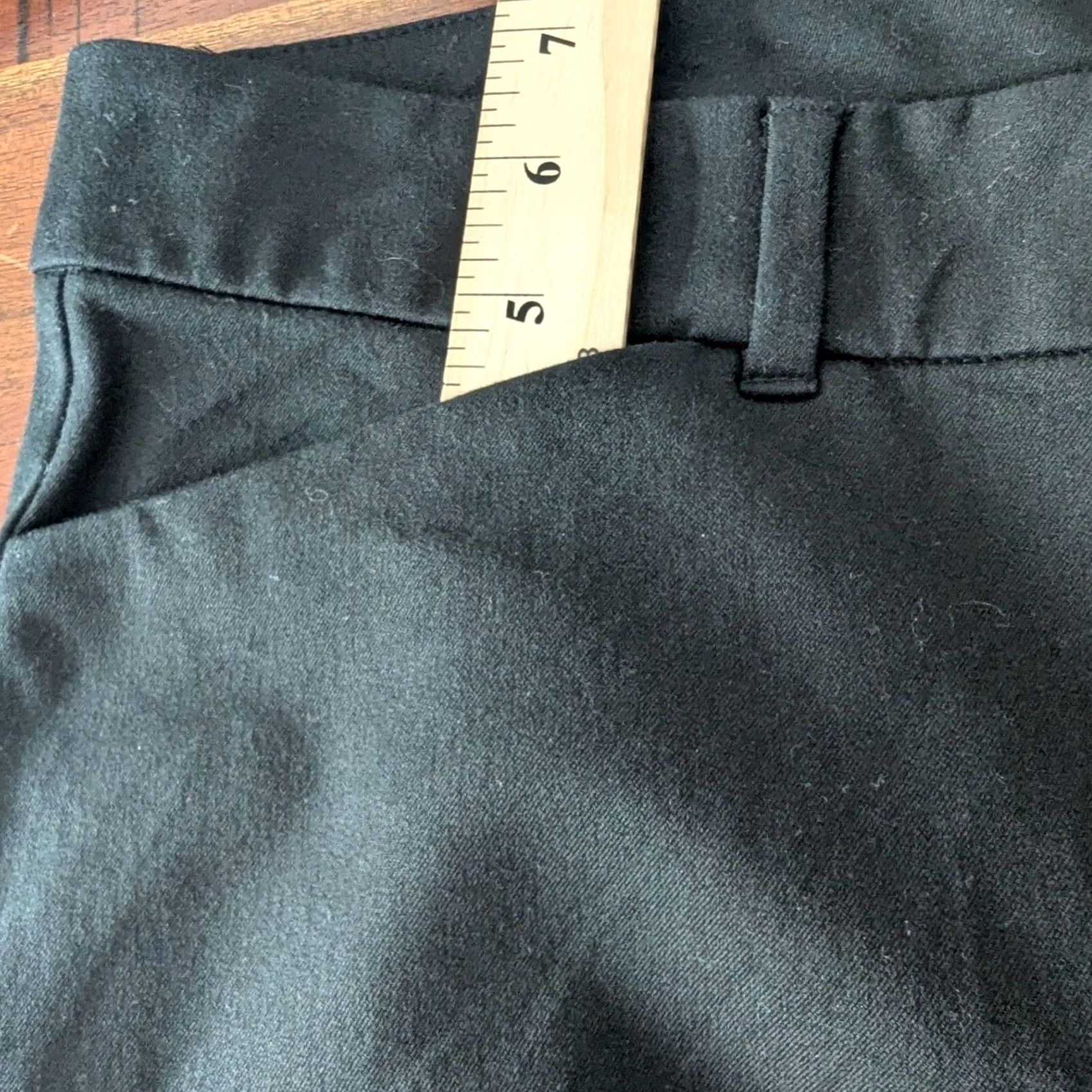 Old Navy Old Navy Dress Pants Black 16 High Rise Pixie Flare Pockets Secret Smooth Workwear Womens Size 38" / US 16 / IT 52 - 8 Thumbnail