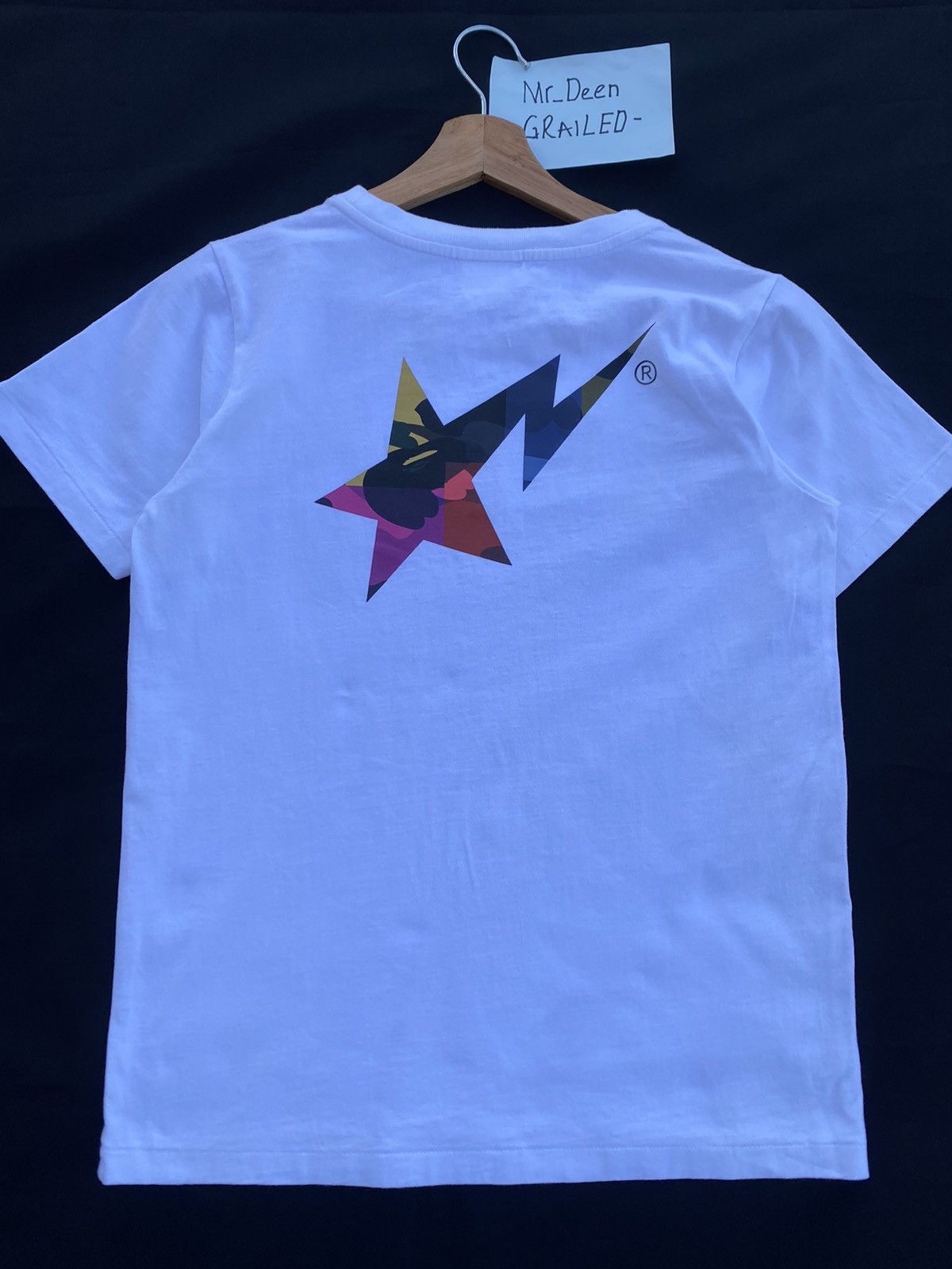 Bape Rare BAPE STA Spellout Tshirt Size S / US 4 / IT 40 - 19 Thumbnail