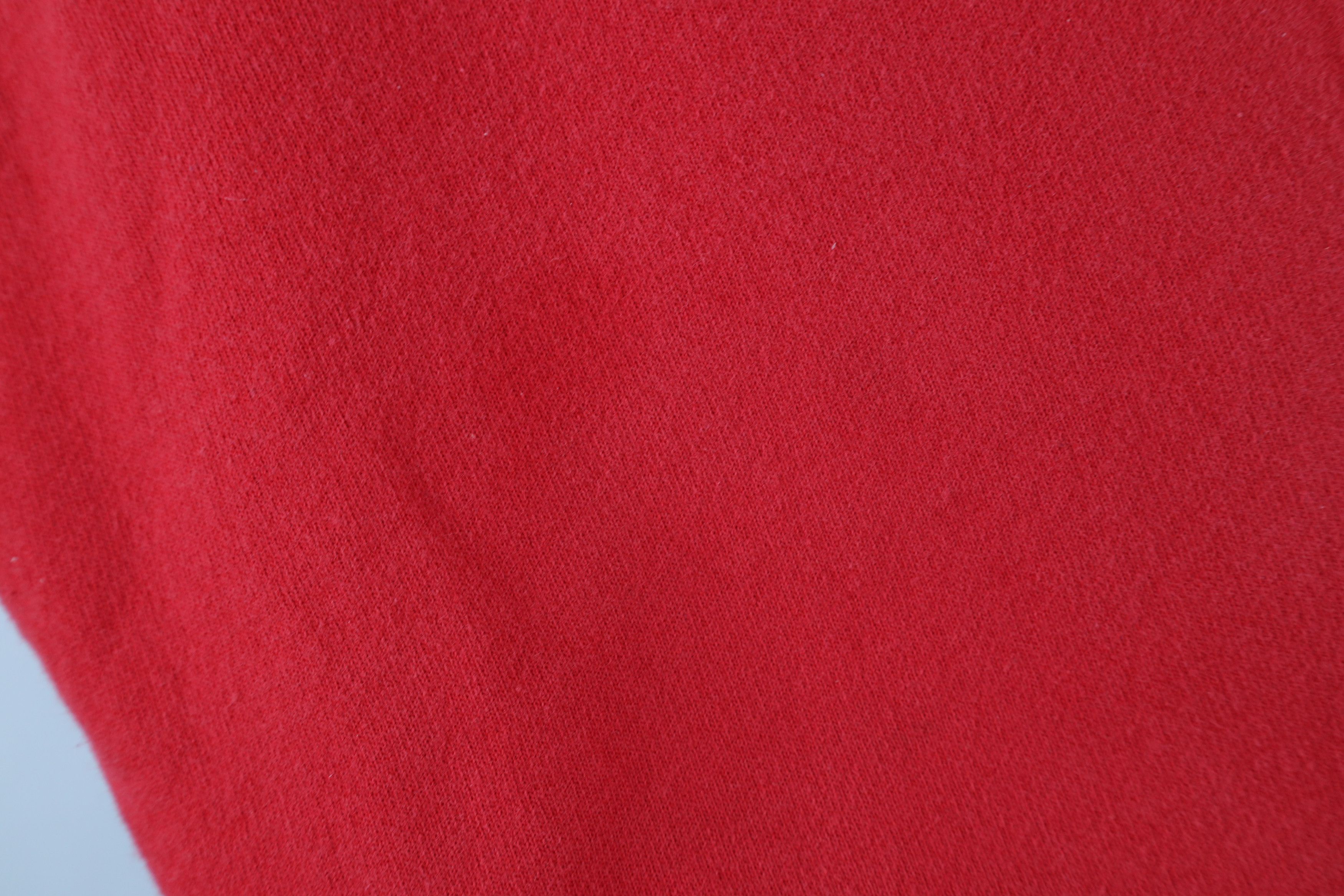 Champion × Vintage Vintage 90s Champion Classic Logo Crewneck Sweatshirt Red Size US L / EU 52-54 / 3 - 7 Thumbnail