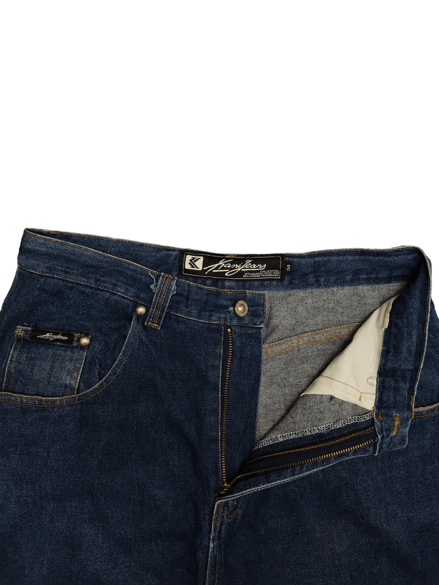 Baggy Jeans Karl Kani Denim Wide Hip Hop Y2k Streetwear