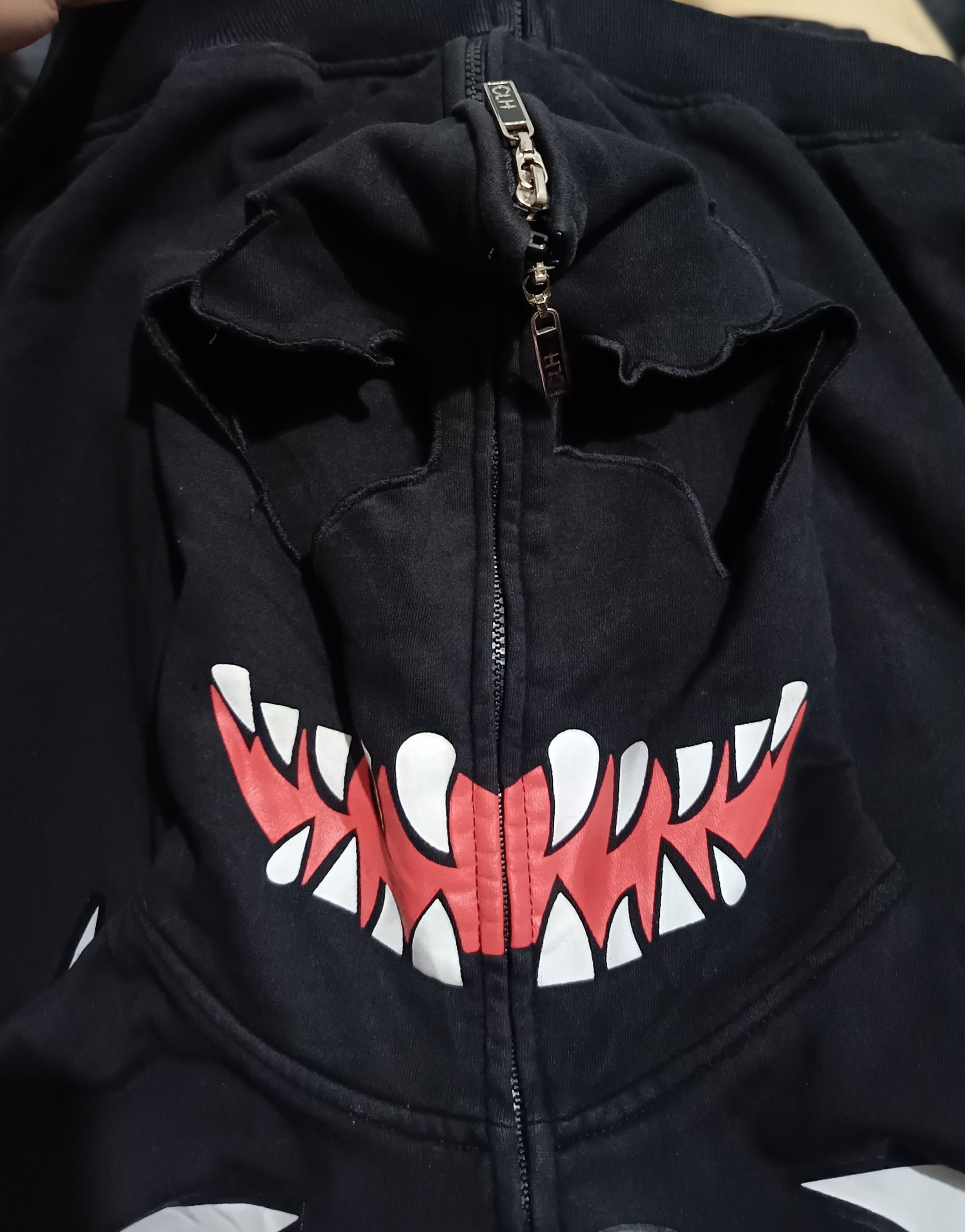 Marvel Comics × Vintage Avengers Mask Spiderman 3 Venom Split Hoodie Size XL / US 12-14 / IT 48-50 - 4 Thumbnail