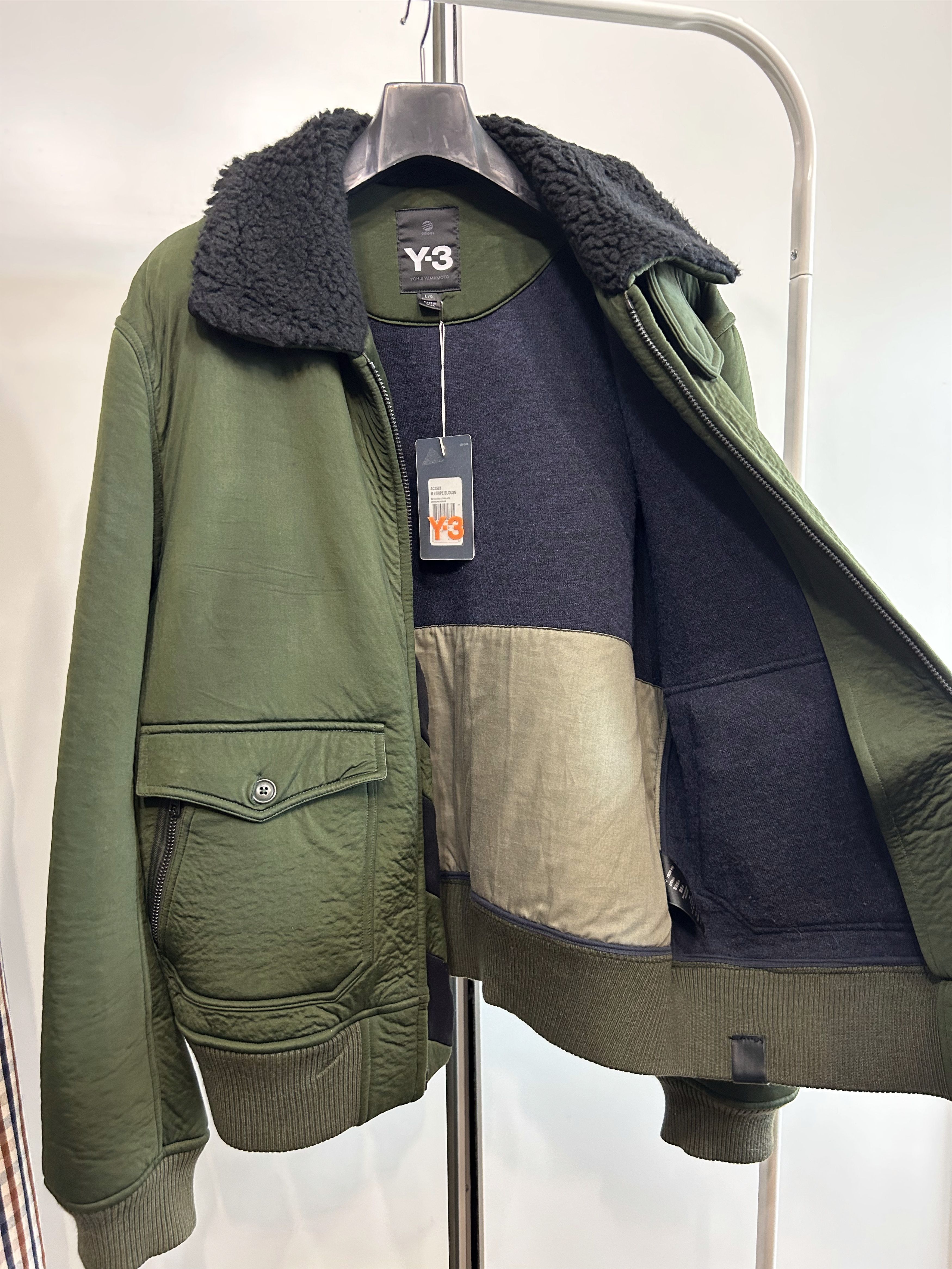 Y-3 Y-3 Military Bomber Jacket Size US L / EU 52-54 / 3 - 10 Thumbnail