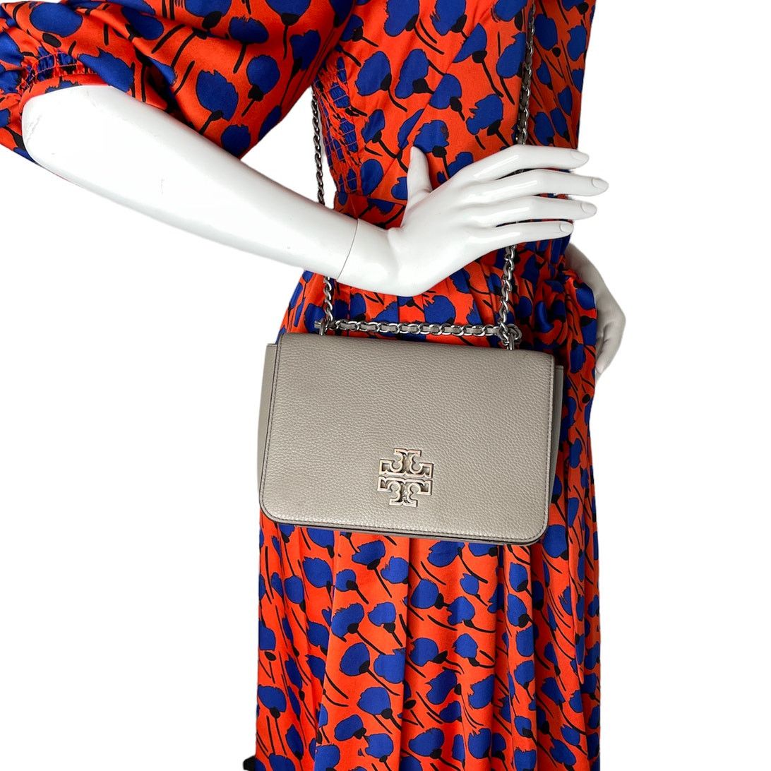 Tory Burch Tory Burch Britten Leather Adjustable Shoulder Bag Size ONE SIZE - 11 Thumbnail