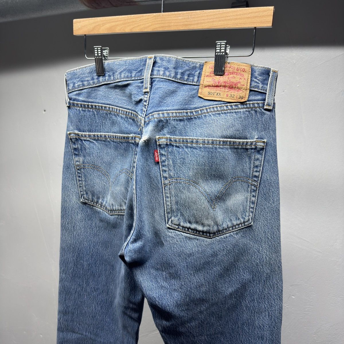 Levi's Levi's 501xx Faded Distressed Jeans ERD Grunge Chrome Size US 32 / EU 48 - 9 Thumbnail