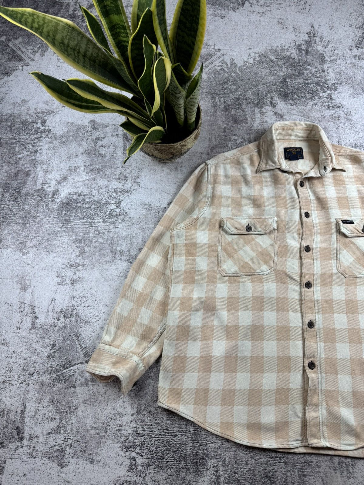 Woolrich Woolen Mills Woolrich Western Check Men’s Large Flannel Plaid Cotton Button Rap Jacket Shirt Size US L / EU 52-54 / 3 - 2 Thumbnail