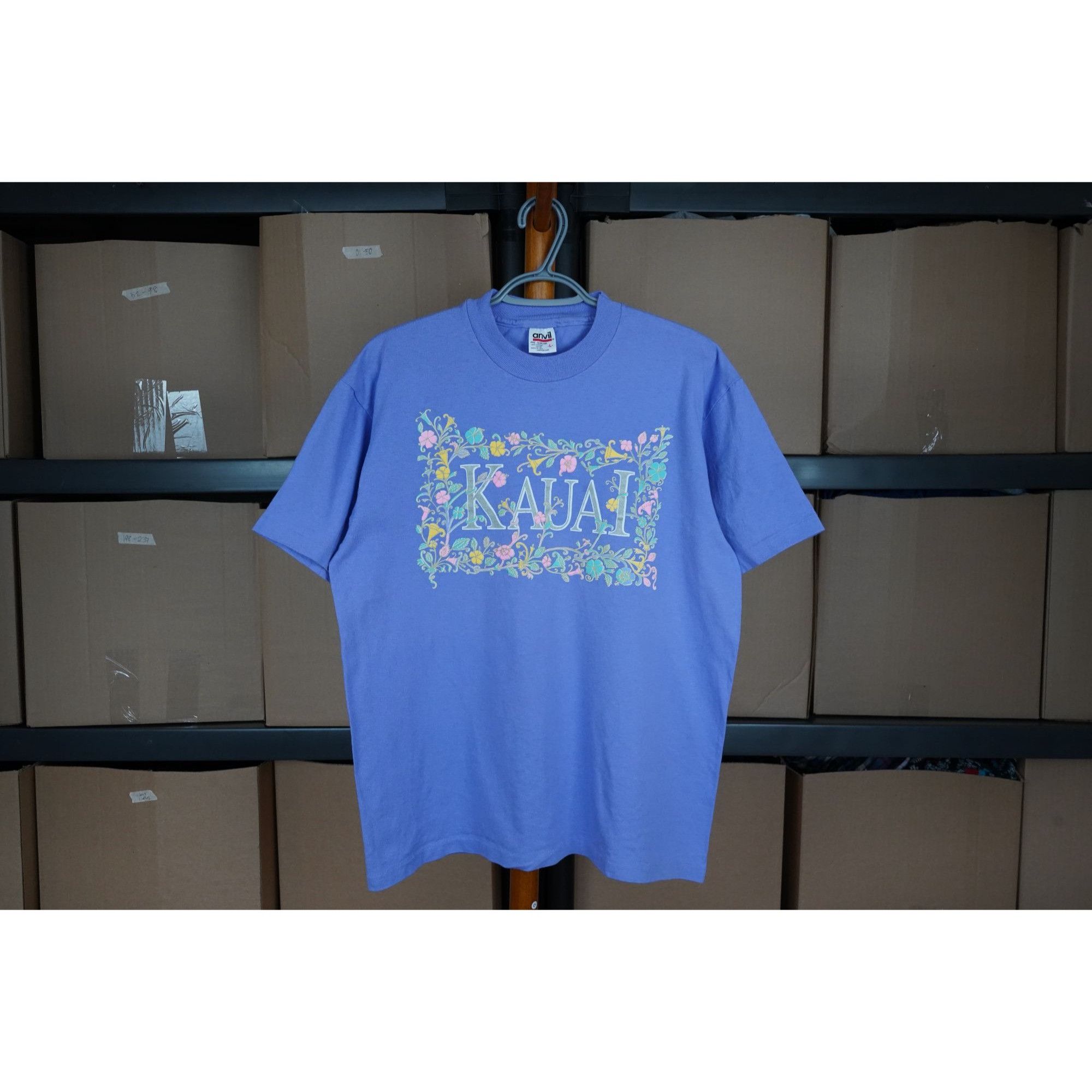 Vintage 90s Kauai Floral Art Vintage Tshirt - Men's L - Item #297 Size US L / EU 52-54 / 3 - 1 Thumbnail