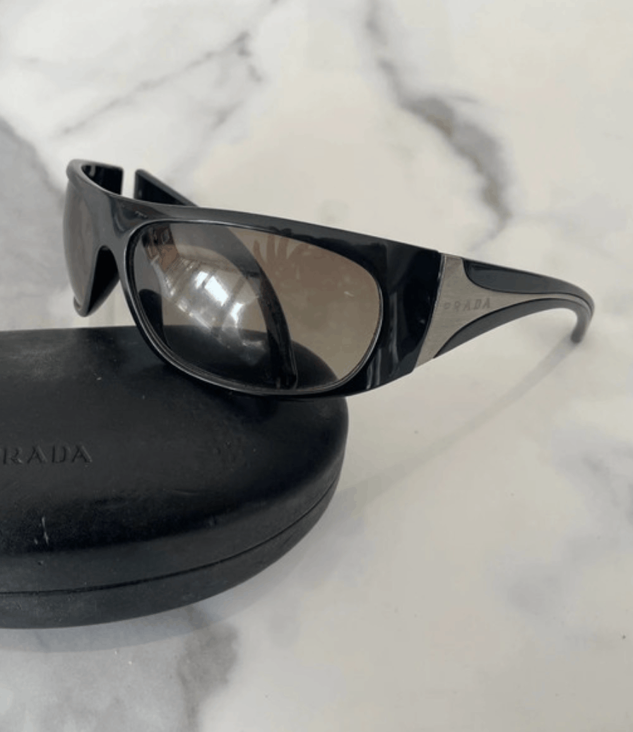 Prada PRADA Sunglasses Star Mask Flame Sport Metal Wrap RI831 Size ONE SIZE - 2 Thumbnail