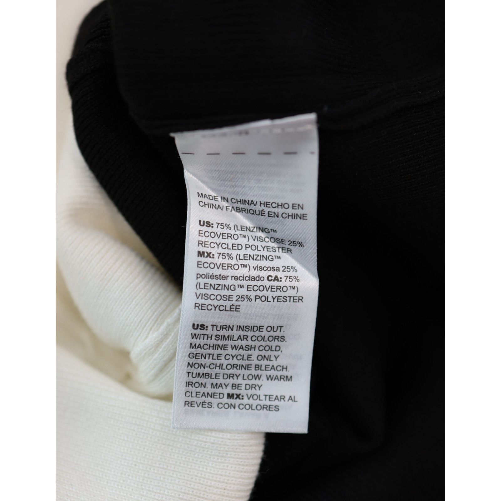 Chicos NWT CHICO'S Blk White Long Sleeve Turtleneck Sweater Sz 3 Size XL / US 12-14 / IT 48-50 - 6 Thumbnail