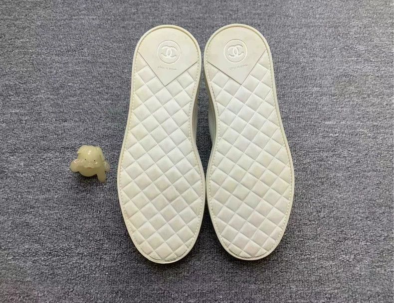 Chanel Chanel Pearl Sneakers Black and White Size 37 -2505 Size US 6 / EU 39 - 6 Thumbnail