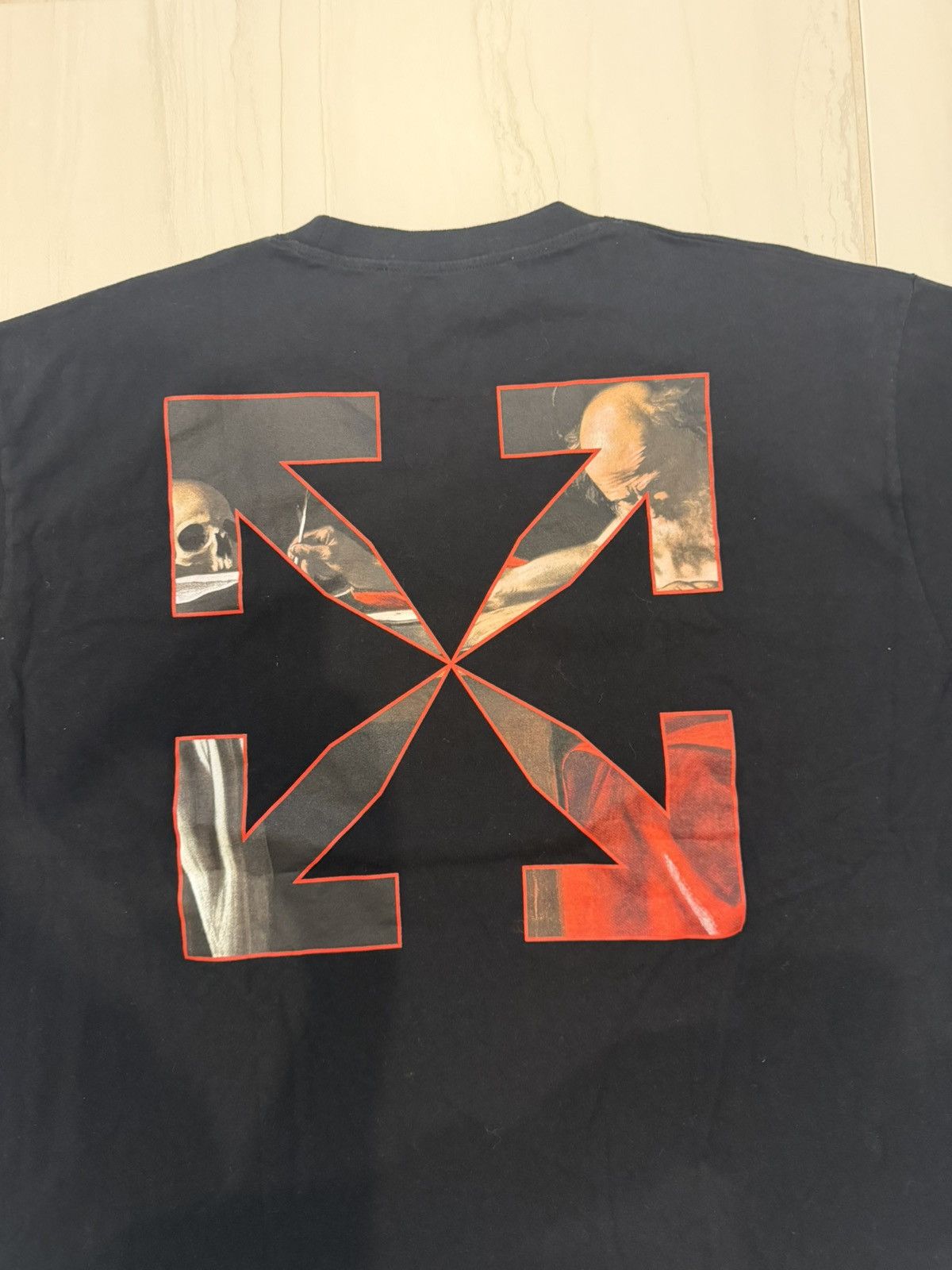 Off-White Off-White Caravaggio Tee Large NWT Virgil Abloh Size US L / EU 52-54 / 3 - 4 Thumbnail