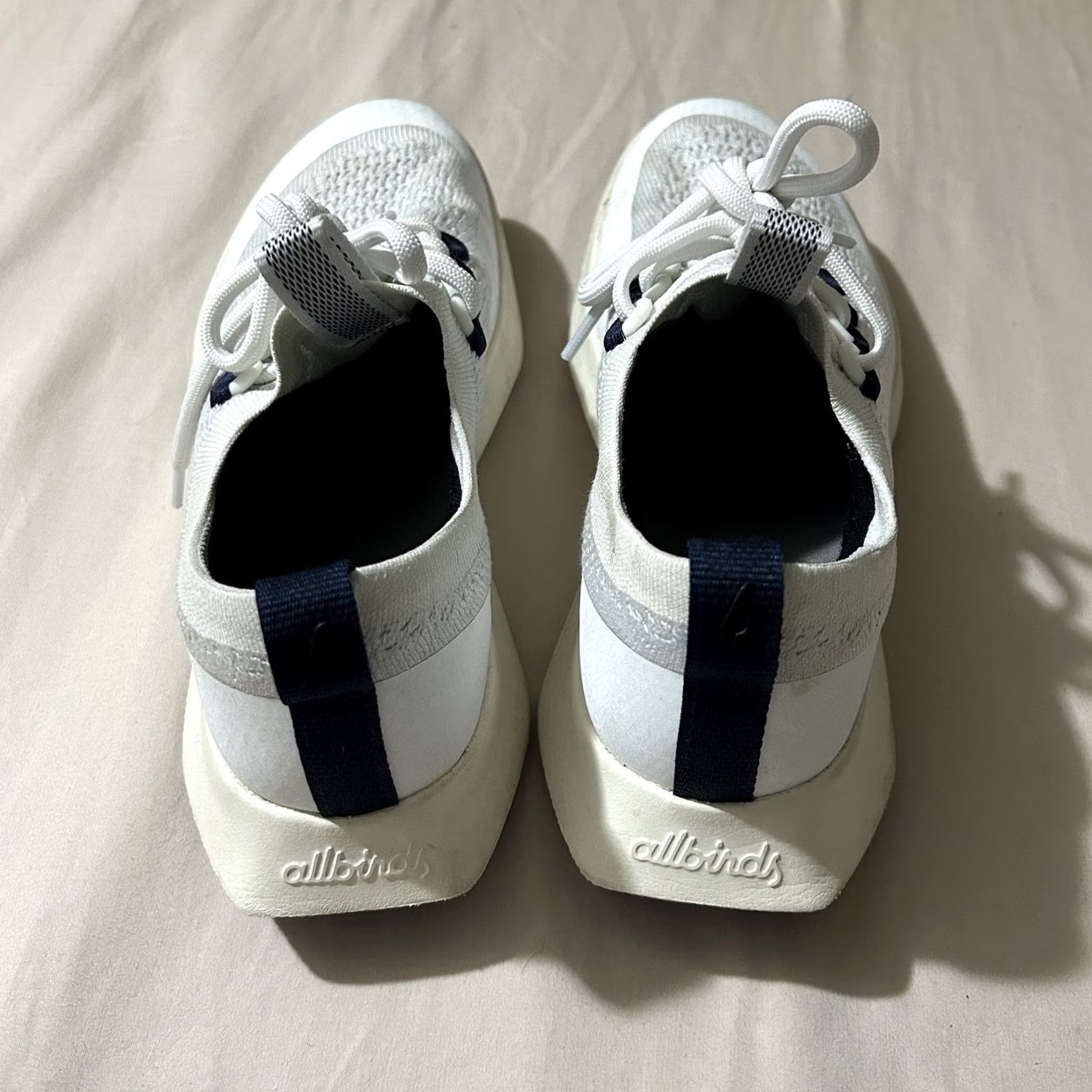 Allbirds VINTAGE Allbirds TD2 Tree Dasher 2 Blizzard Deep Navy Size 10 Women Sneaker Athletic White Women’s TD2 Tree Dasher 2 Blizzard Deep Navy Size 10 Size US 10 / IT 40 - 3 Thumbnail