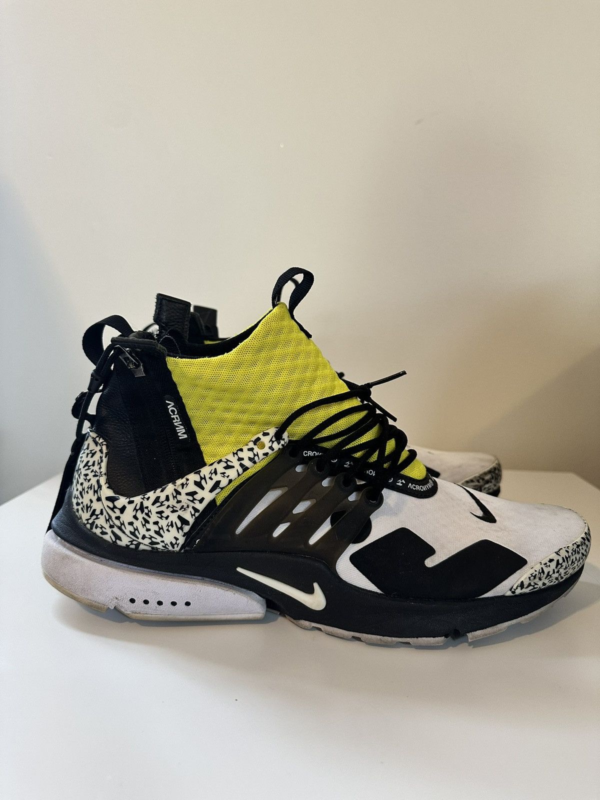 Acronym × Nike Nike x Acronym Air Presto Mid Dynamic Yellow Size US 11 / EU 44 - 1 Thumbnail