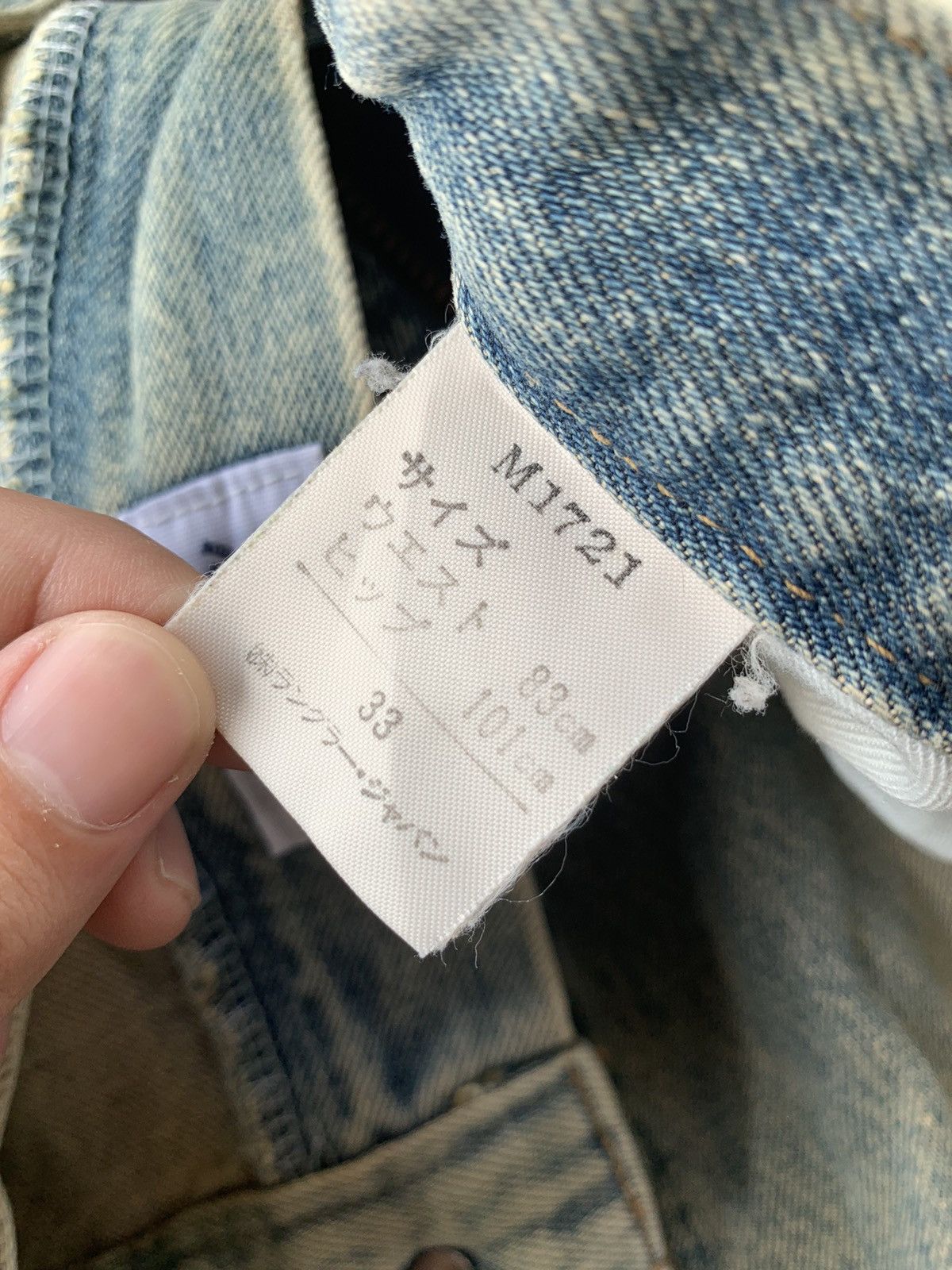 Japanese Brand Vintage Wranger Baggy Faded Selvedge Distressed Denim Size US 33 - 12 Thumbnail
