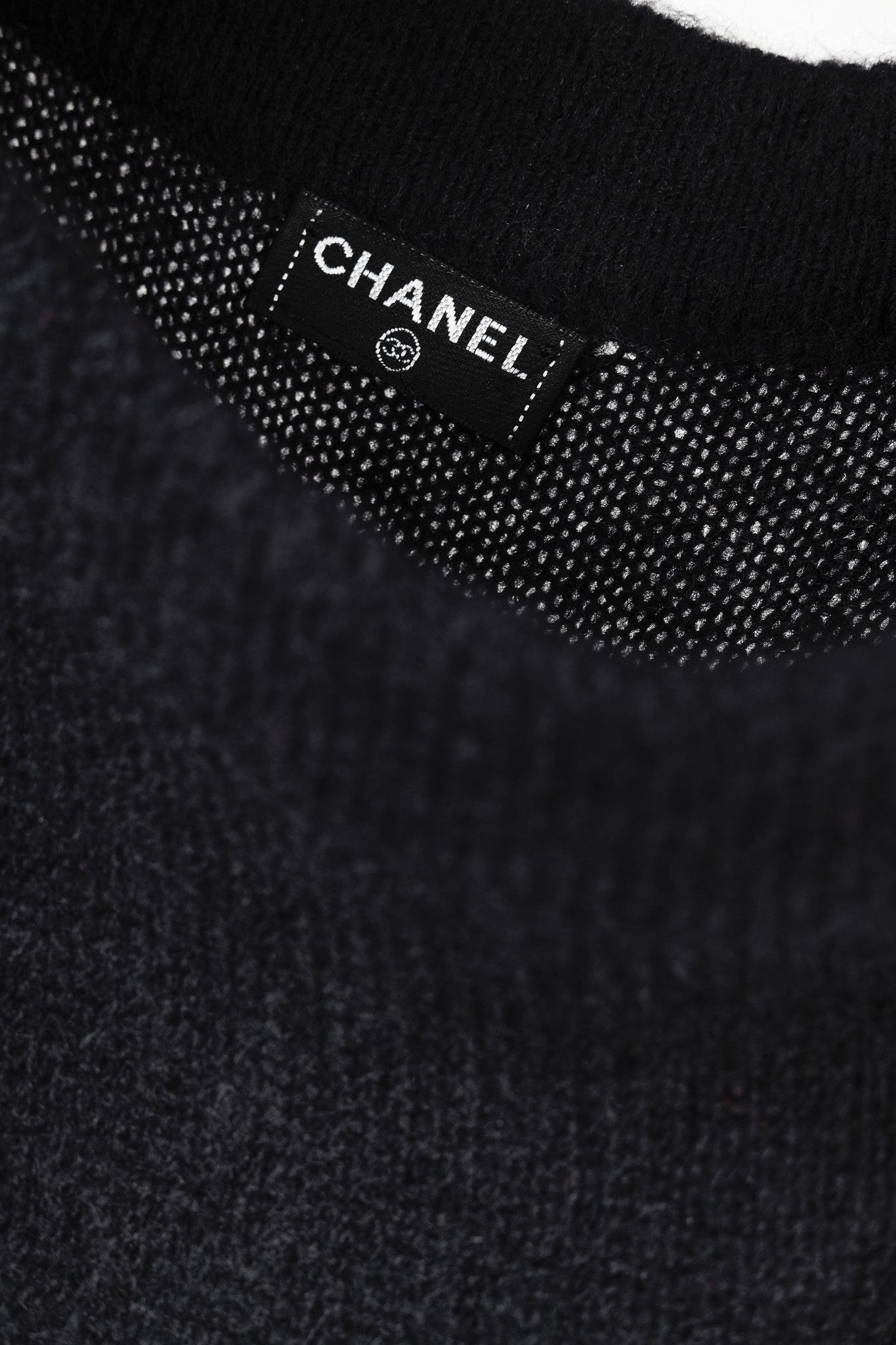 Chanel Chanel 09A Black Wool & Mohair Tiered-Hem Skirt Size 24" / US 00 / IT 34 - 4 Thumbnail