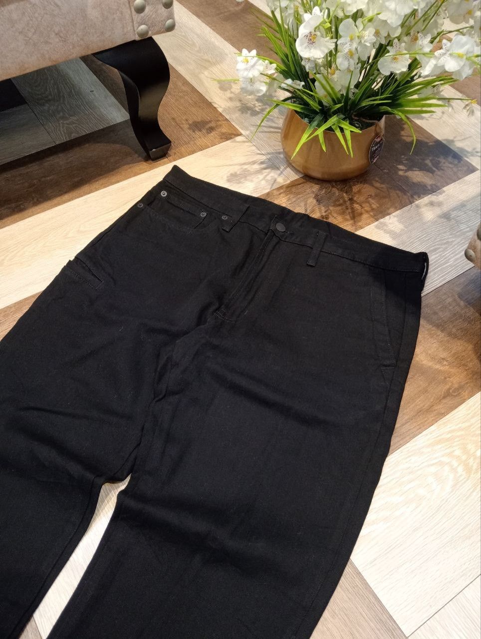 Maison MIHARA YASUHIRO GU MIHARAYASUHIRO GOOD INSPIRATION BLACK JEANS Size US 35 - 4 Thumbnail